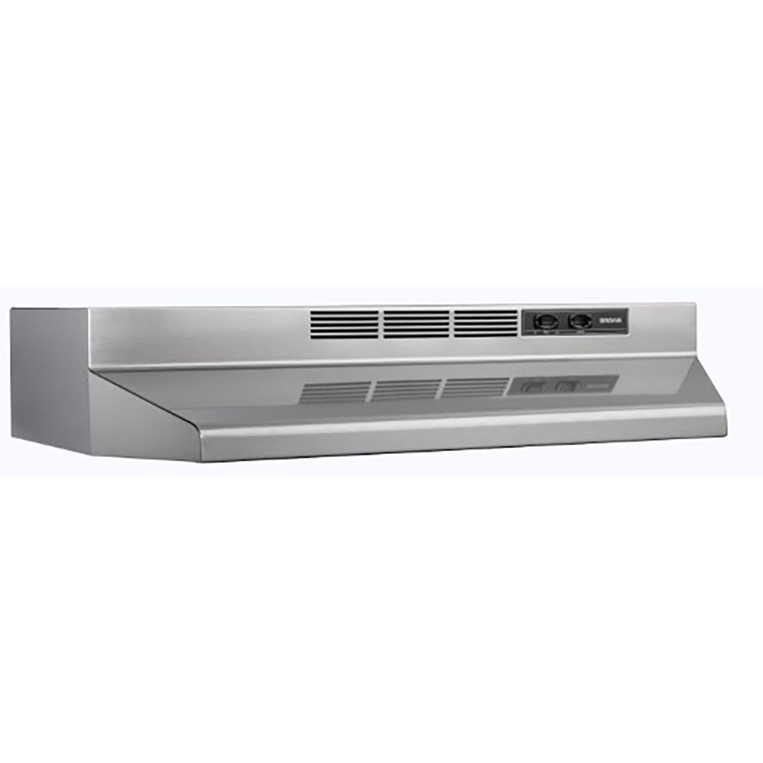 30" Stainless Finish Under Cabinet Range Hood 210 CFM
