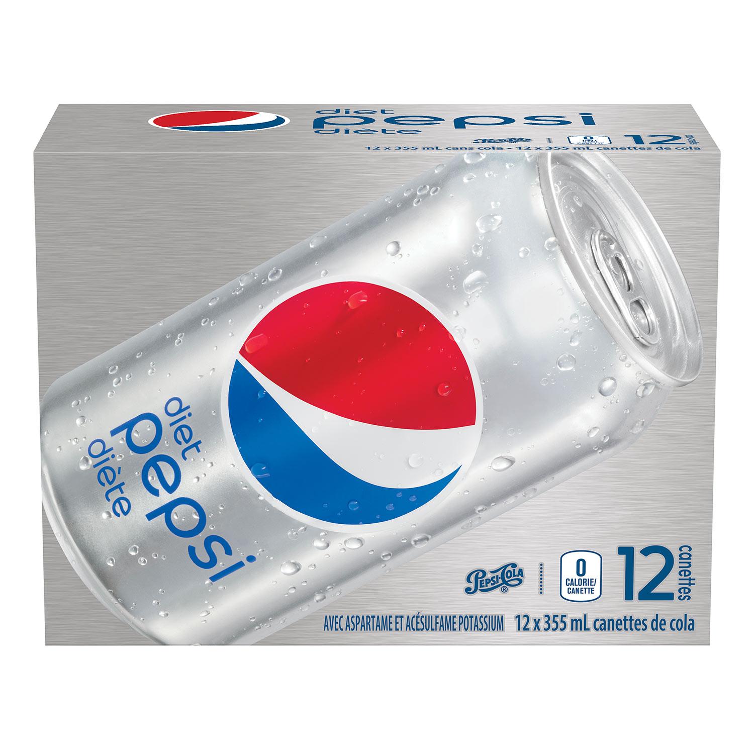 Diet Pepsi 355 mL - 12 Pack