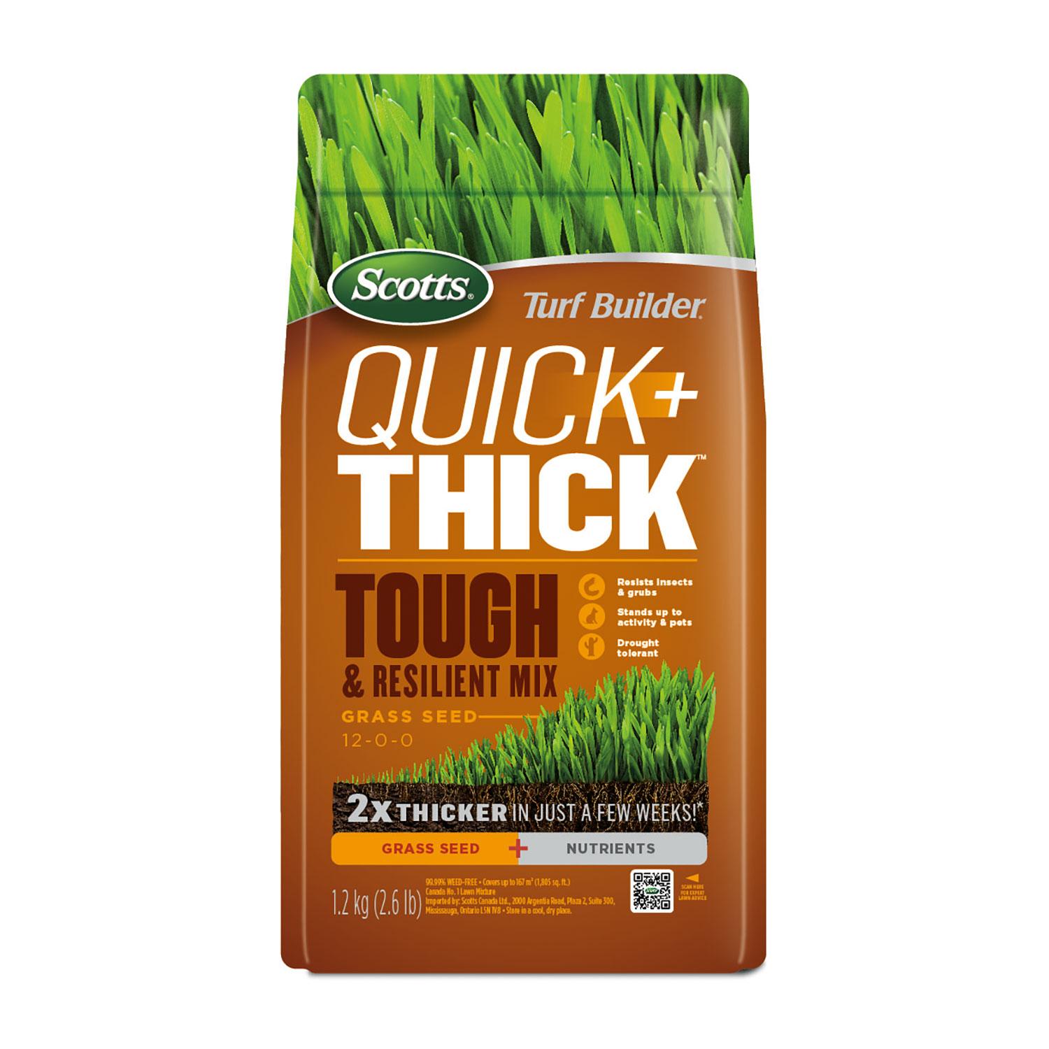 Turf Builder Quick + Thick Tough&Resilient Grass Seed