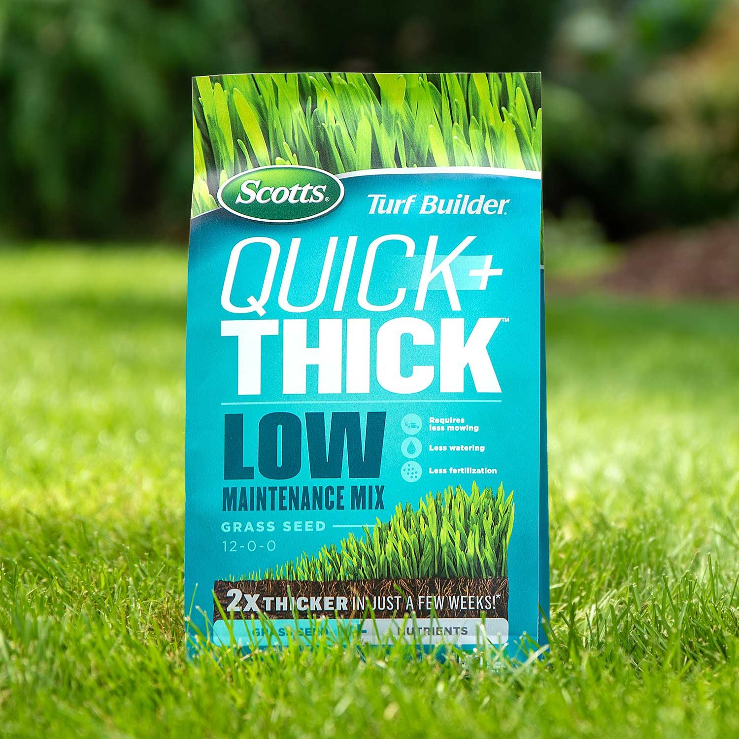 Turf Builder Quick + Thick Low Maintenance Grass Seed