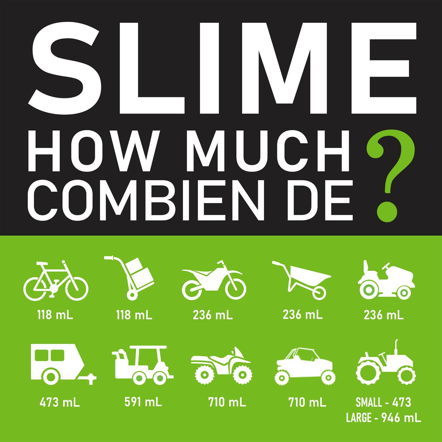 Slime 2-in-1 Tire & Tube Premium Sealant 473ml