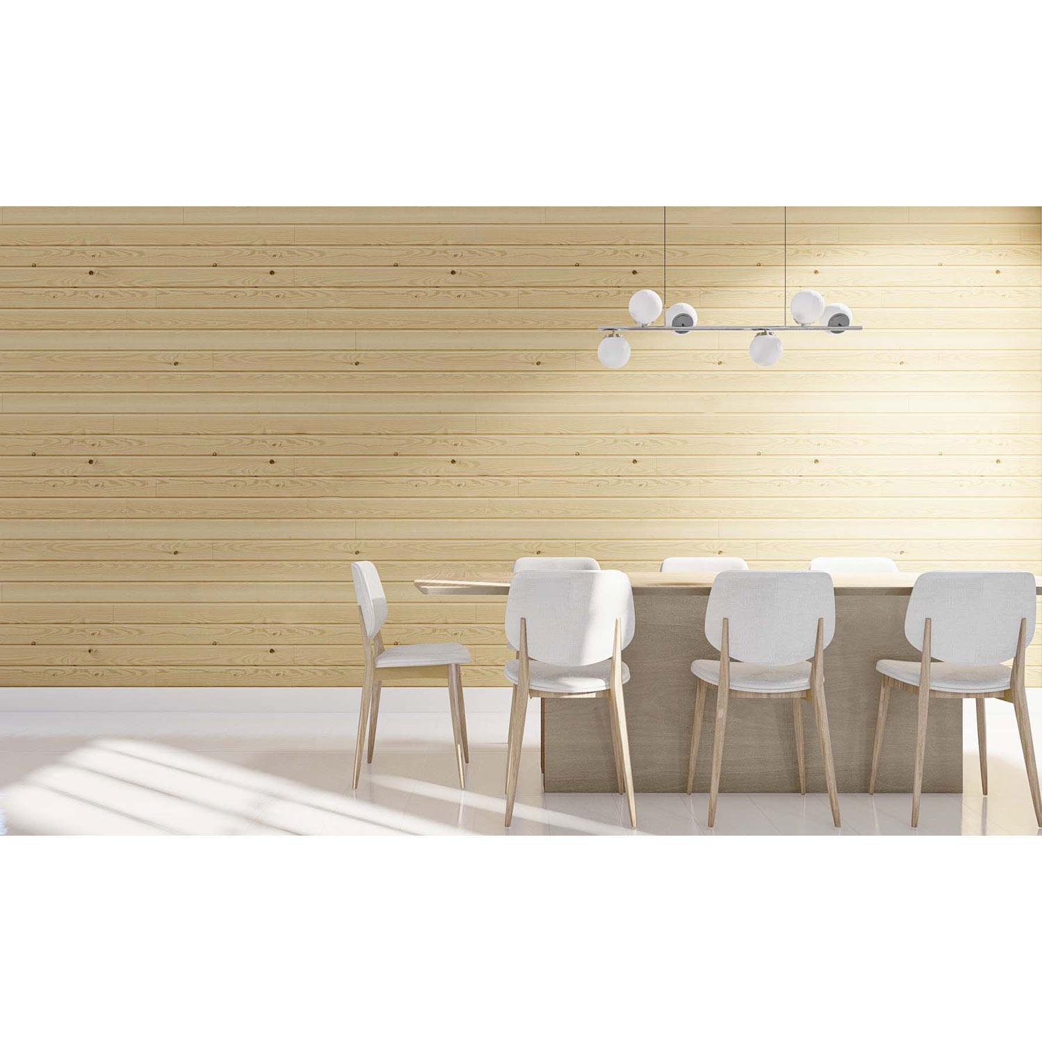 Panneaux muraux pin perlé grade premium