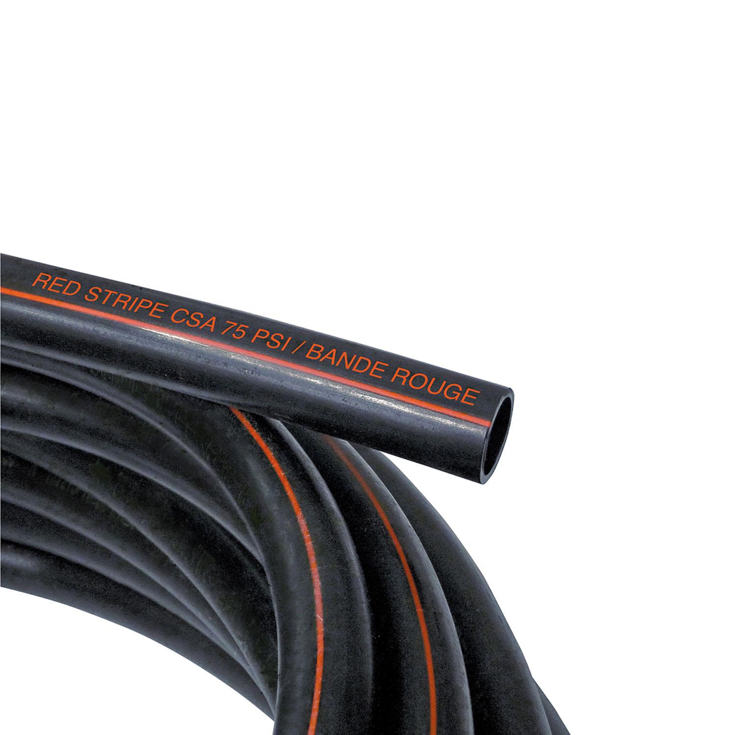 Pipe Poly 1/2" x 25' 75 PSI CSA Red Strip