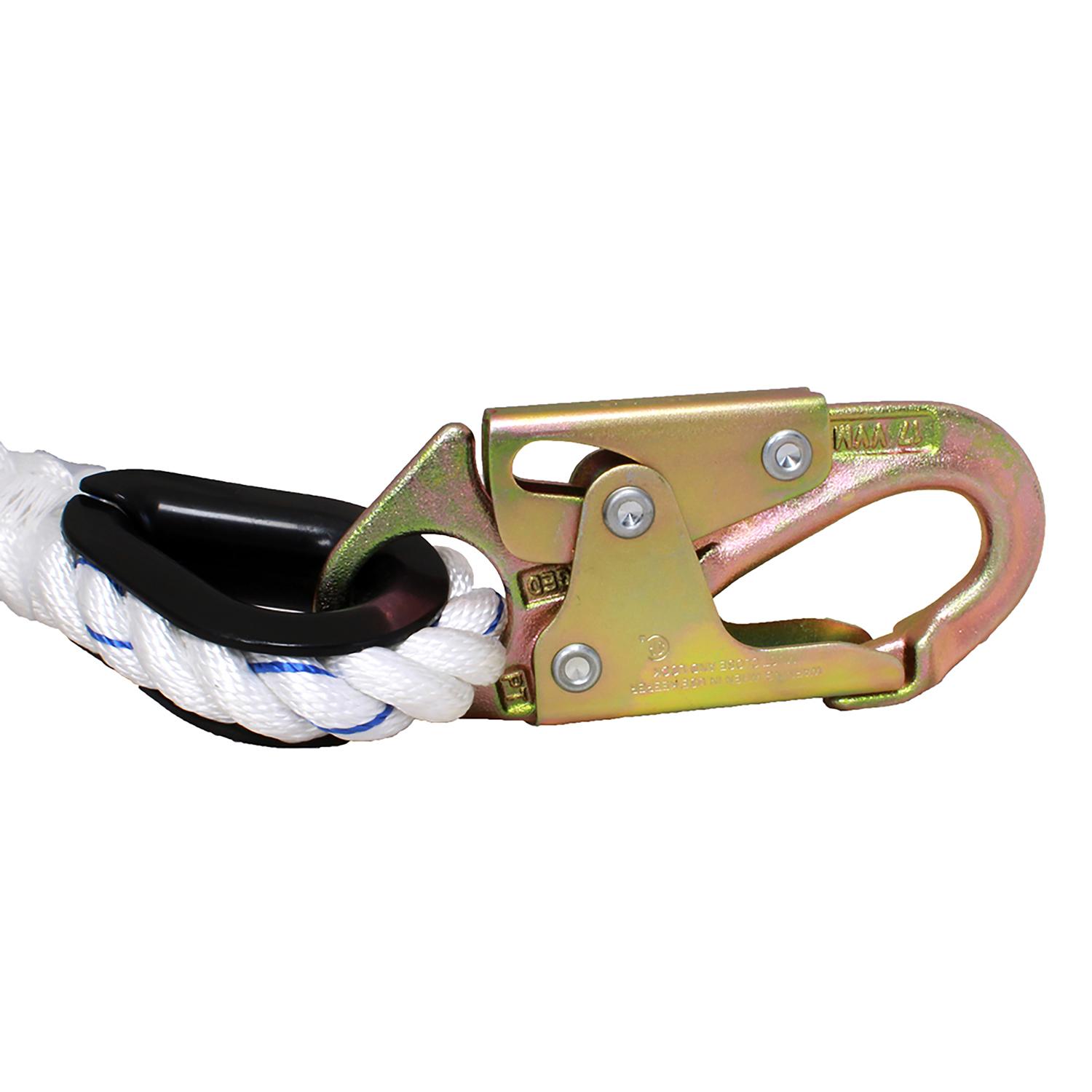 25Ft Lifeline With Locking Snap Hook