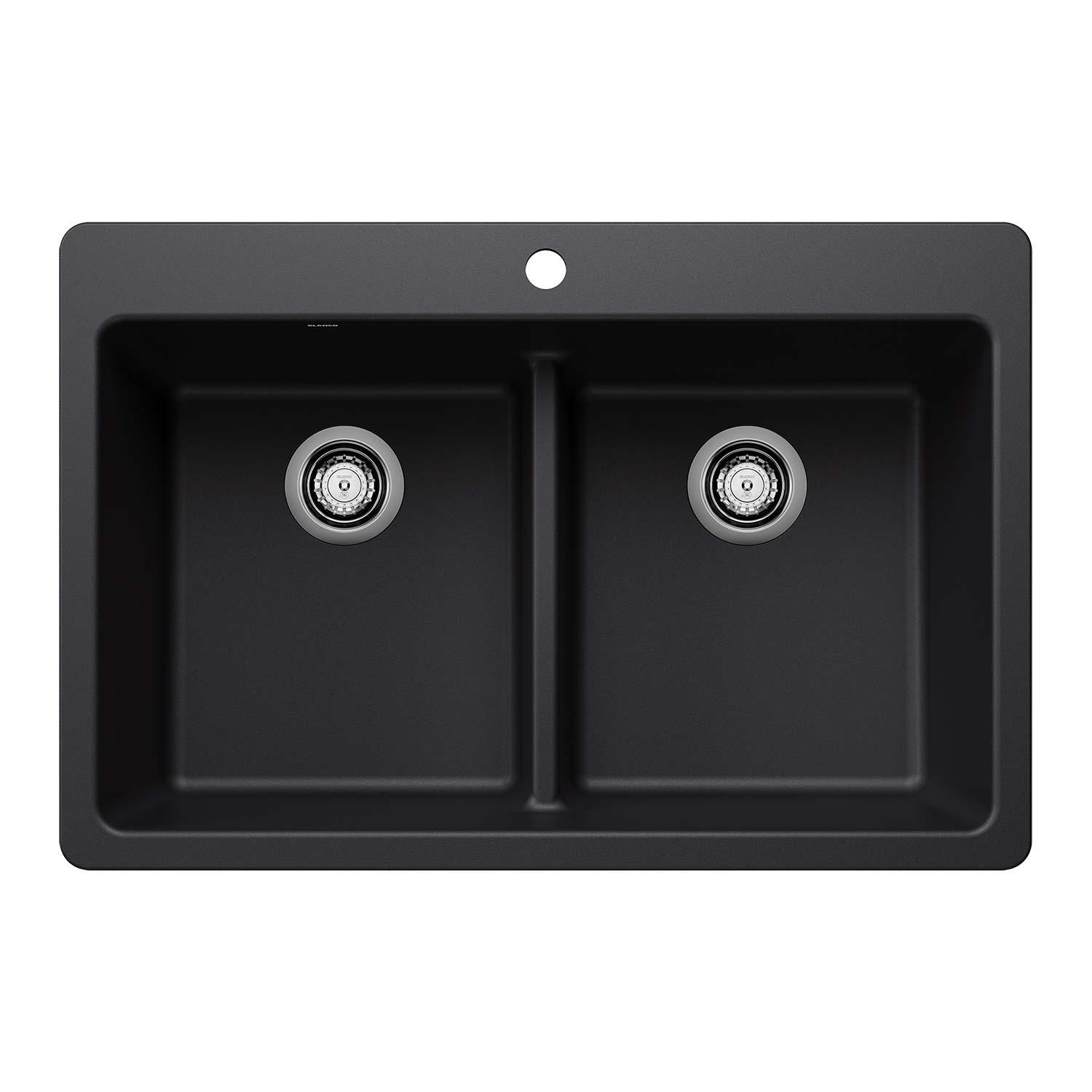 Liven Silgranit 33" Double Bowl Kitchen Sink