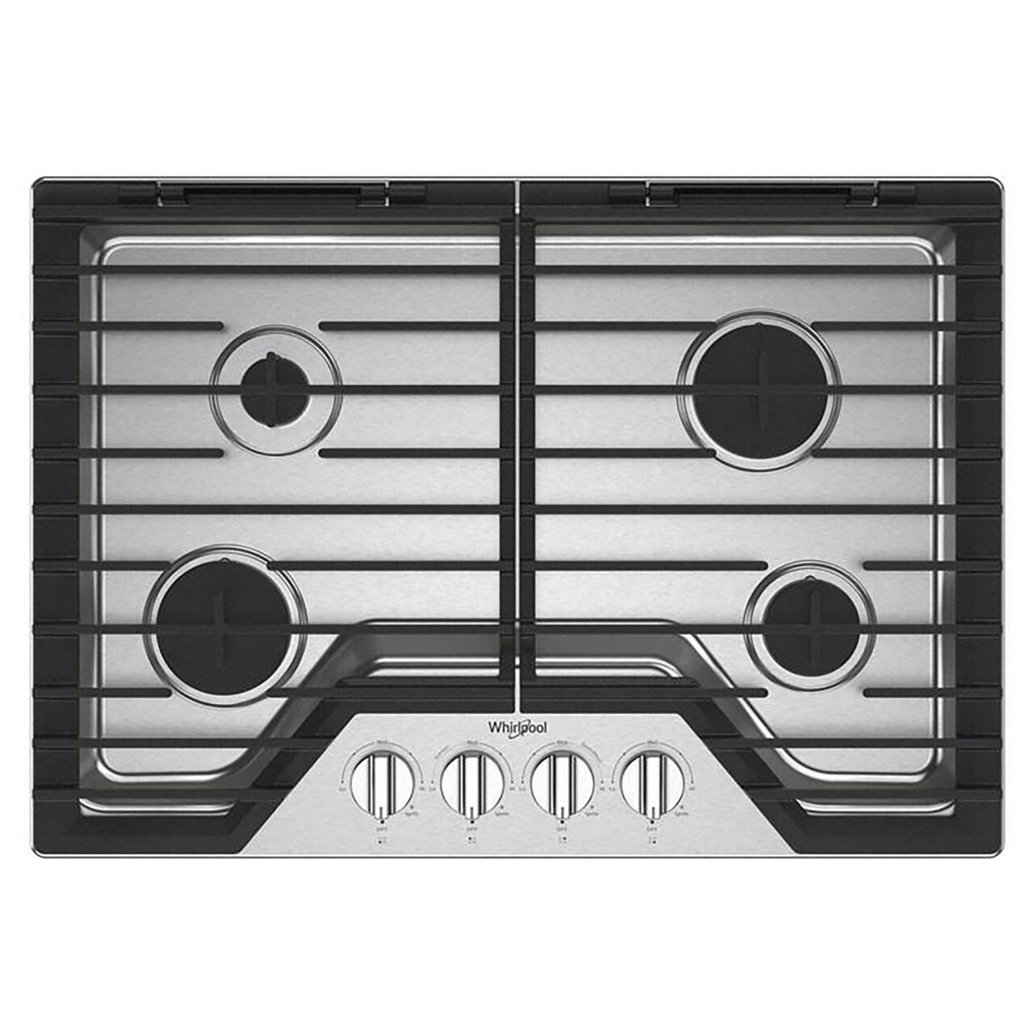 30"Built-In Gas Cooktop - Ez-2-Lift Hinged Cast-Iron Grates