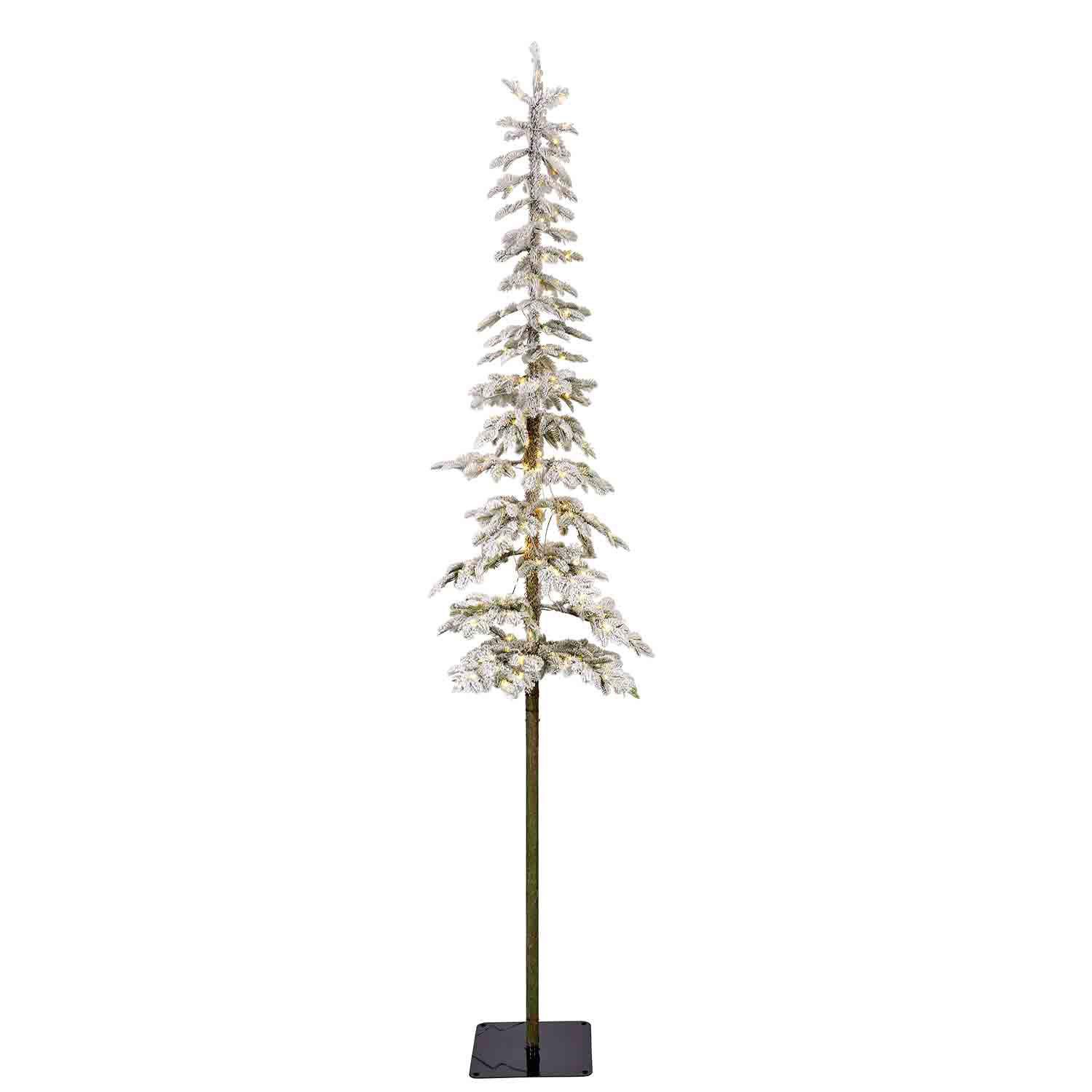 Alpine Tree Snowy with 150 Micro LED Lights 6'