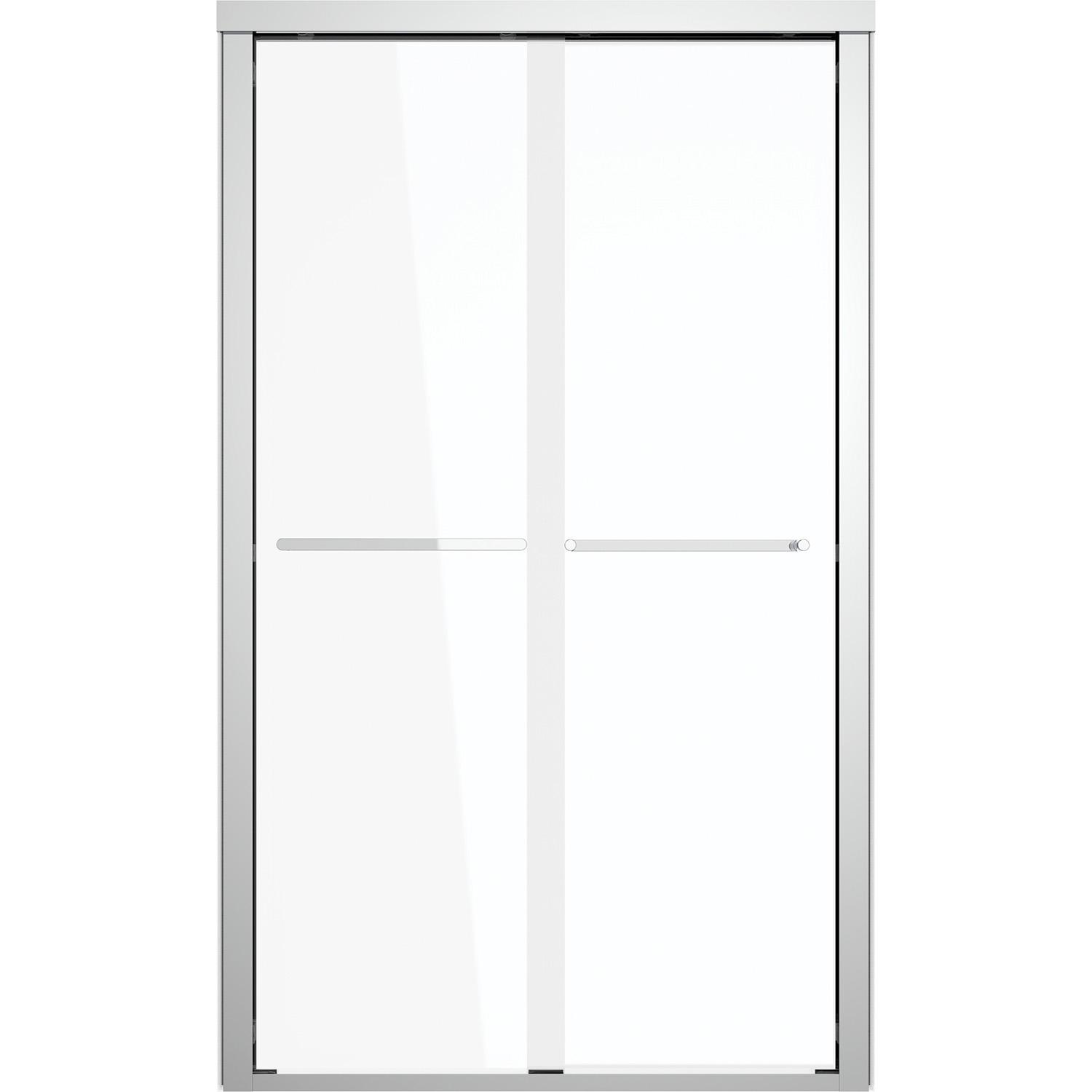 Maynor 41"-44" x 73" Framed Bypass Shower Door Chrome