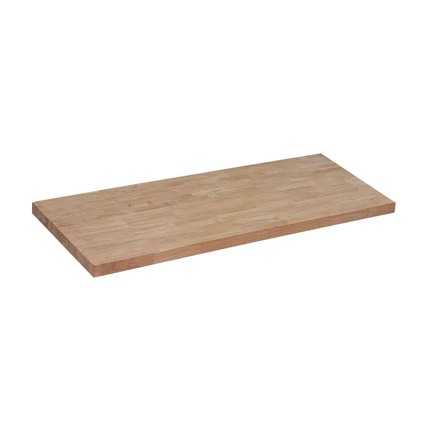 25.5" x 96" Hevea Wood Countertop