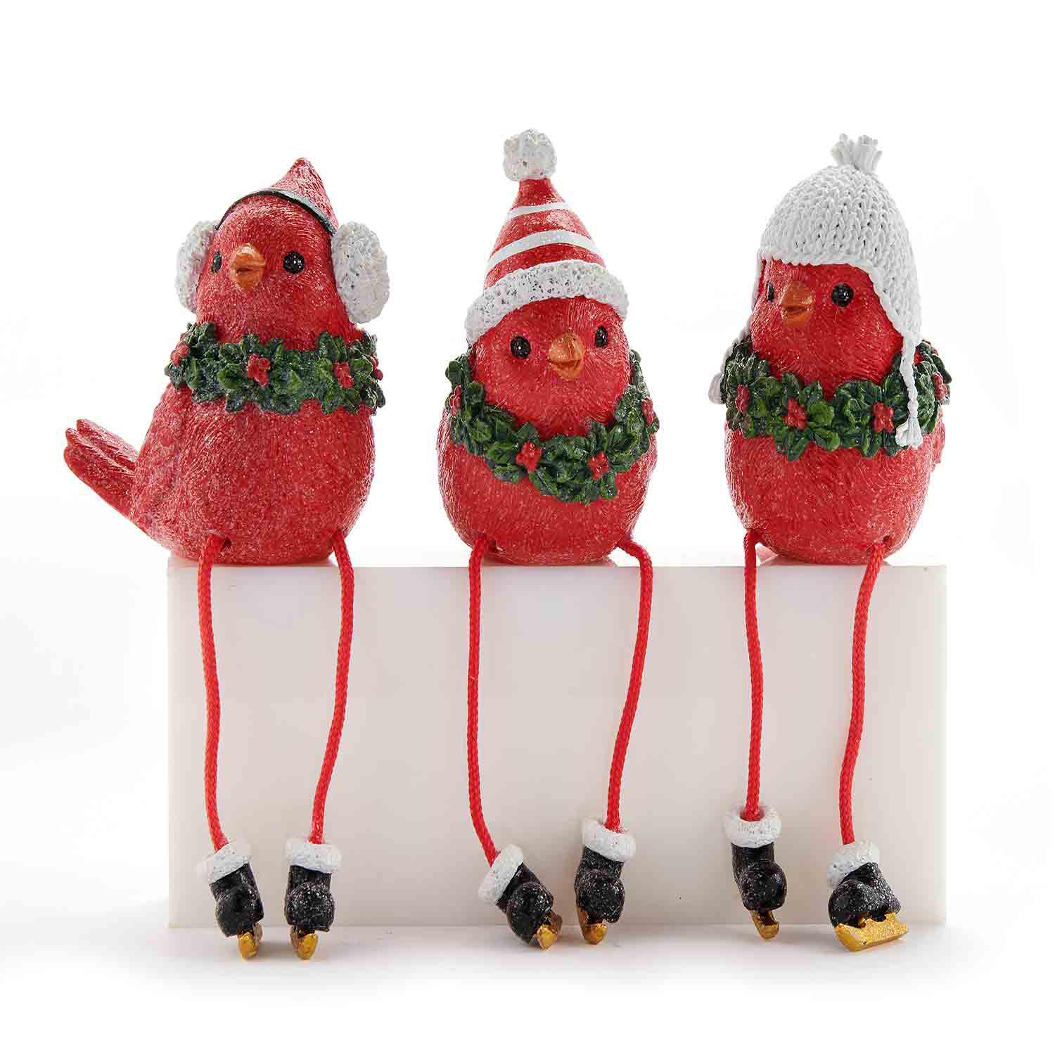 Christmas Bird Sitters-3 Assorted