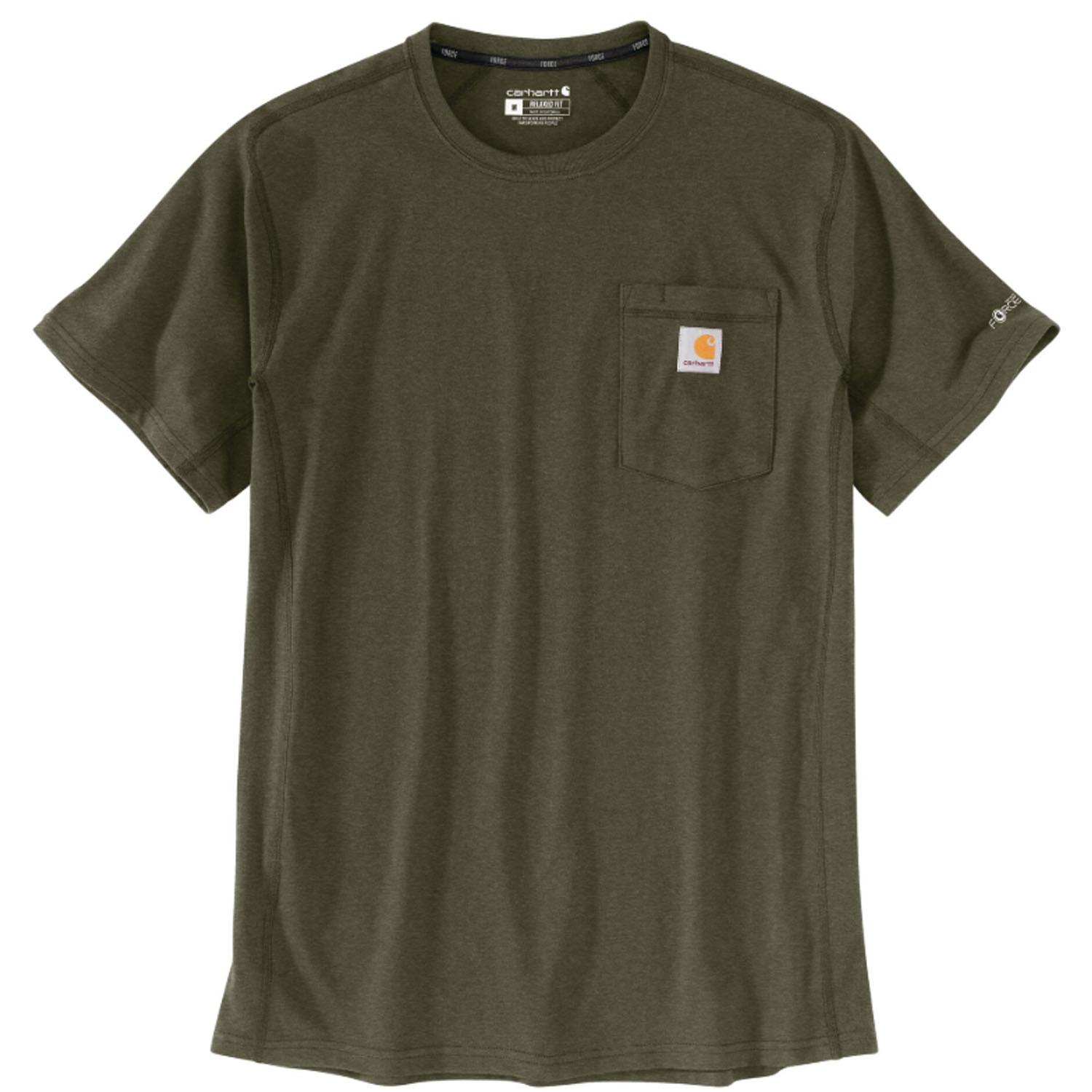 Force Relaxed Fit Short-Sleeve T-Shirt Basil Heather Medium