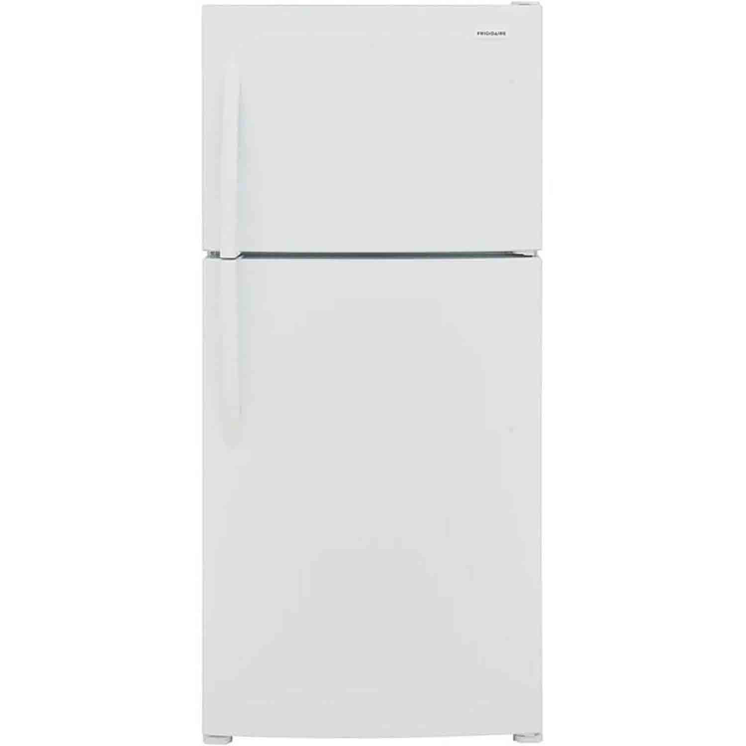 30-inch White Freestanding Fridge Freezer