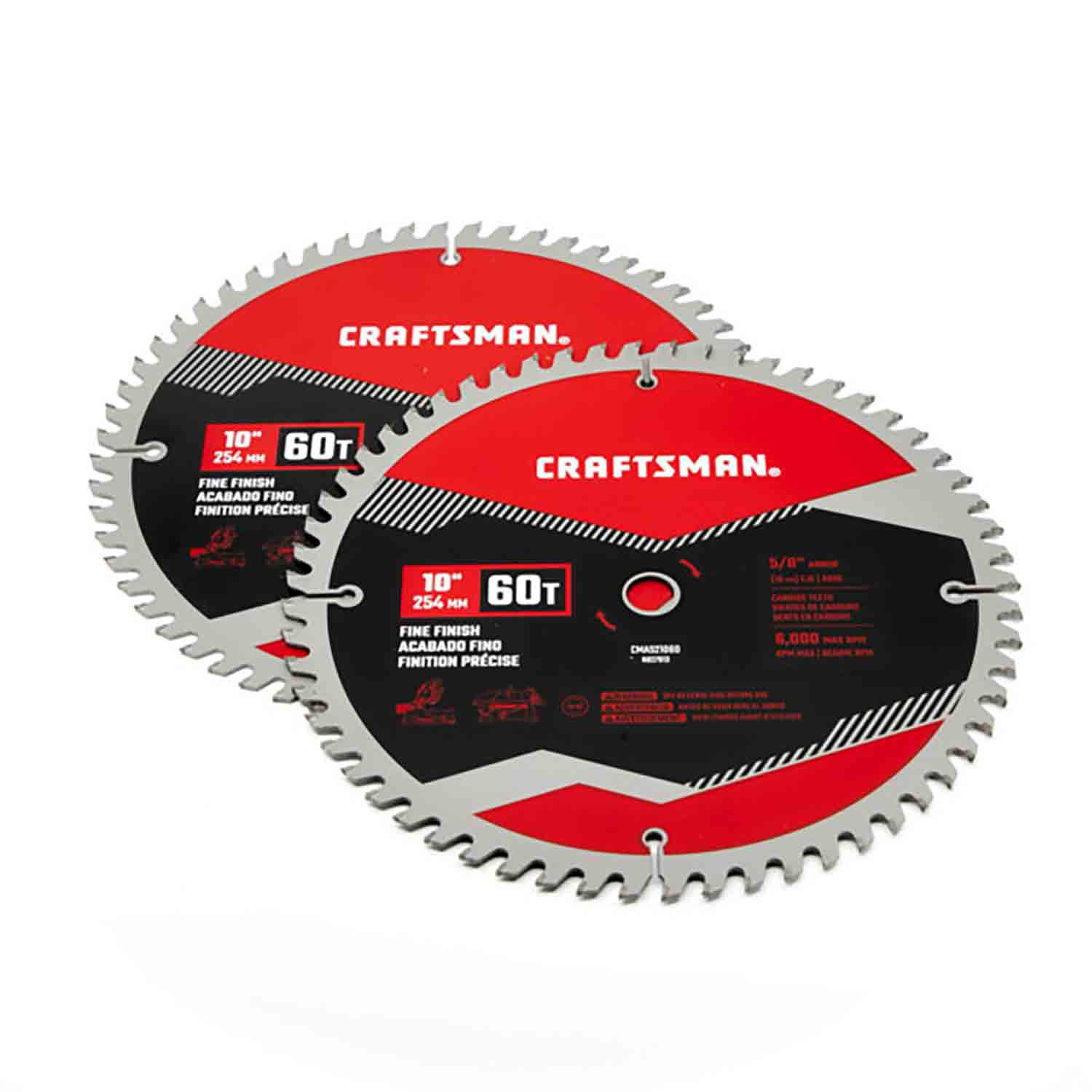 10" 60 Tooth Sawblade 2 Pack