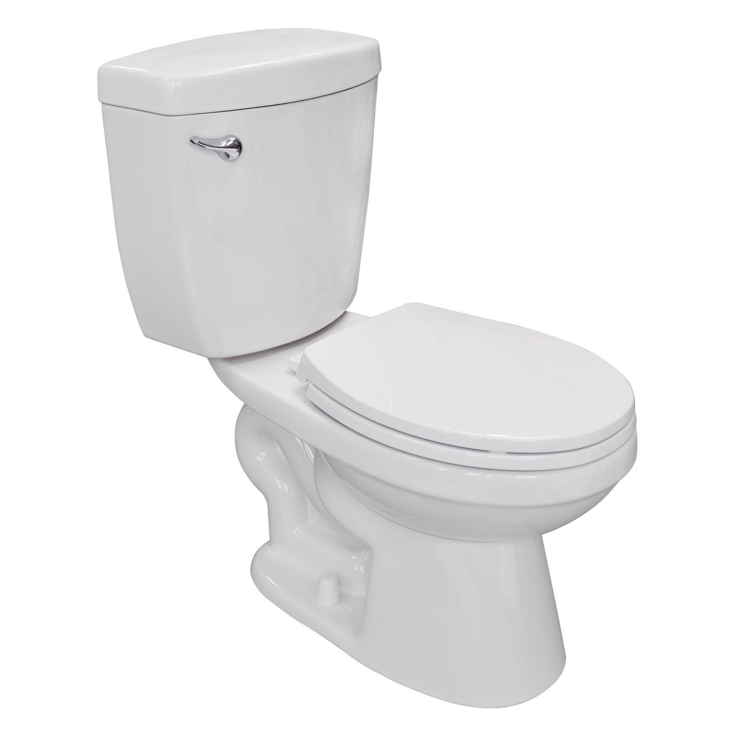 Classic 6.0LPF Round Front Single Flush 2 Piece Toilet