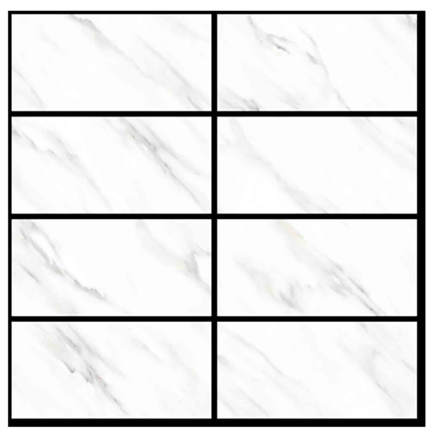 12"x24" Statuary Matte Ceramic Tile 16 sq-ft/bx