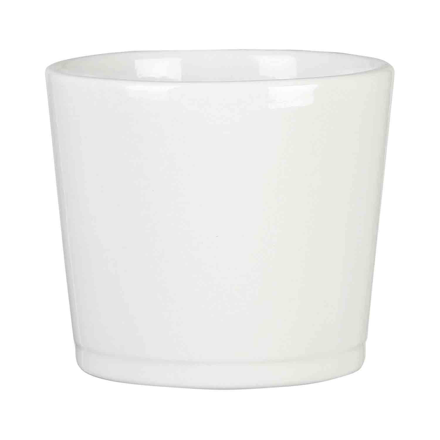 Pot Alaska White Ceramic 8.5"
