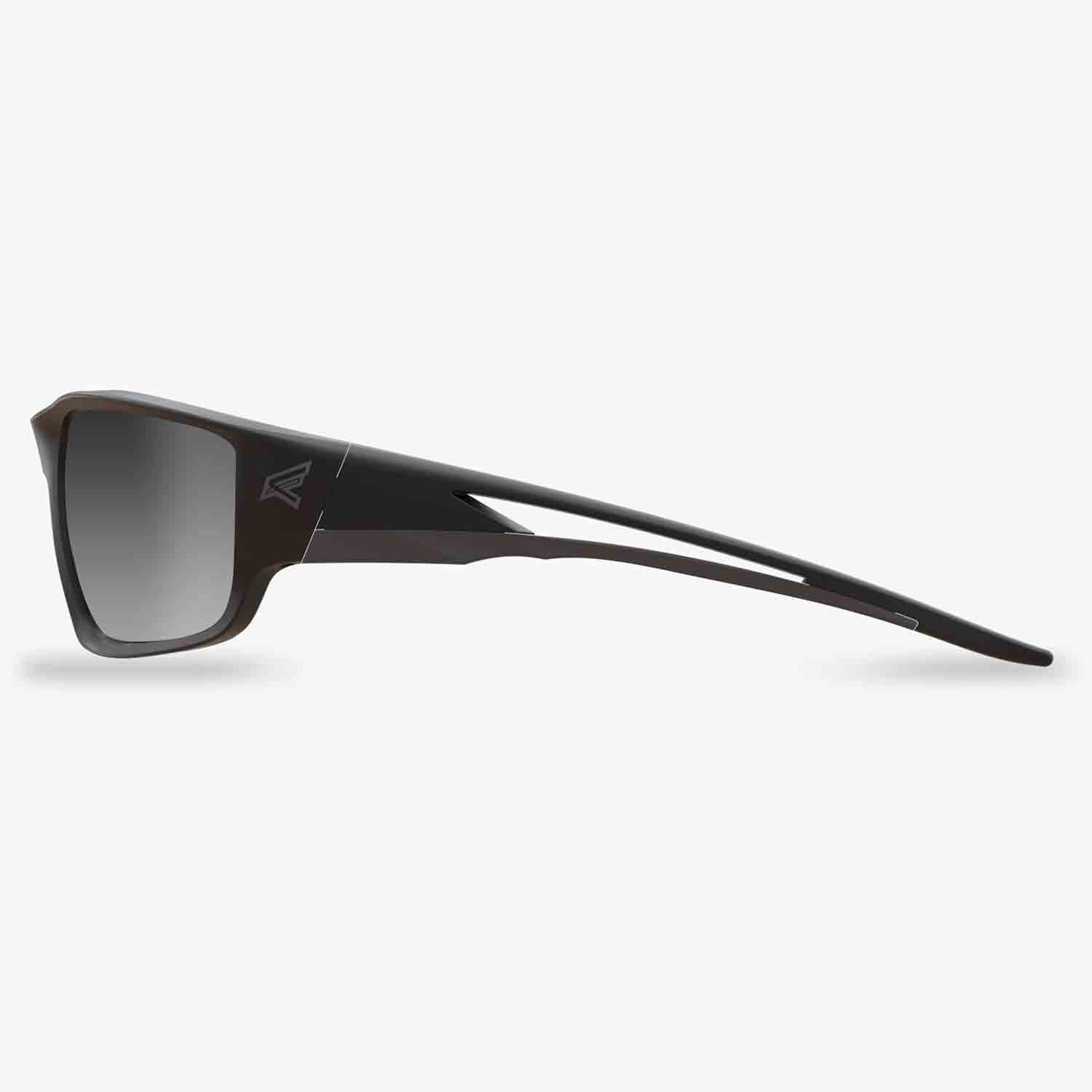 Kazbek Safety Glasses Silver Mirror Lenses-Black & Silver