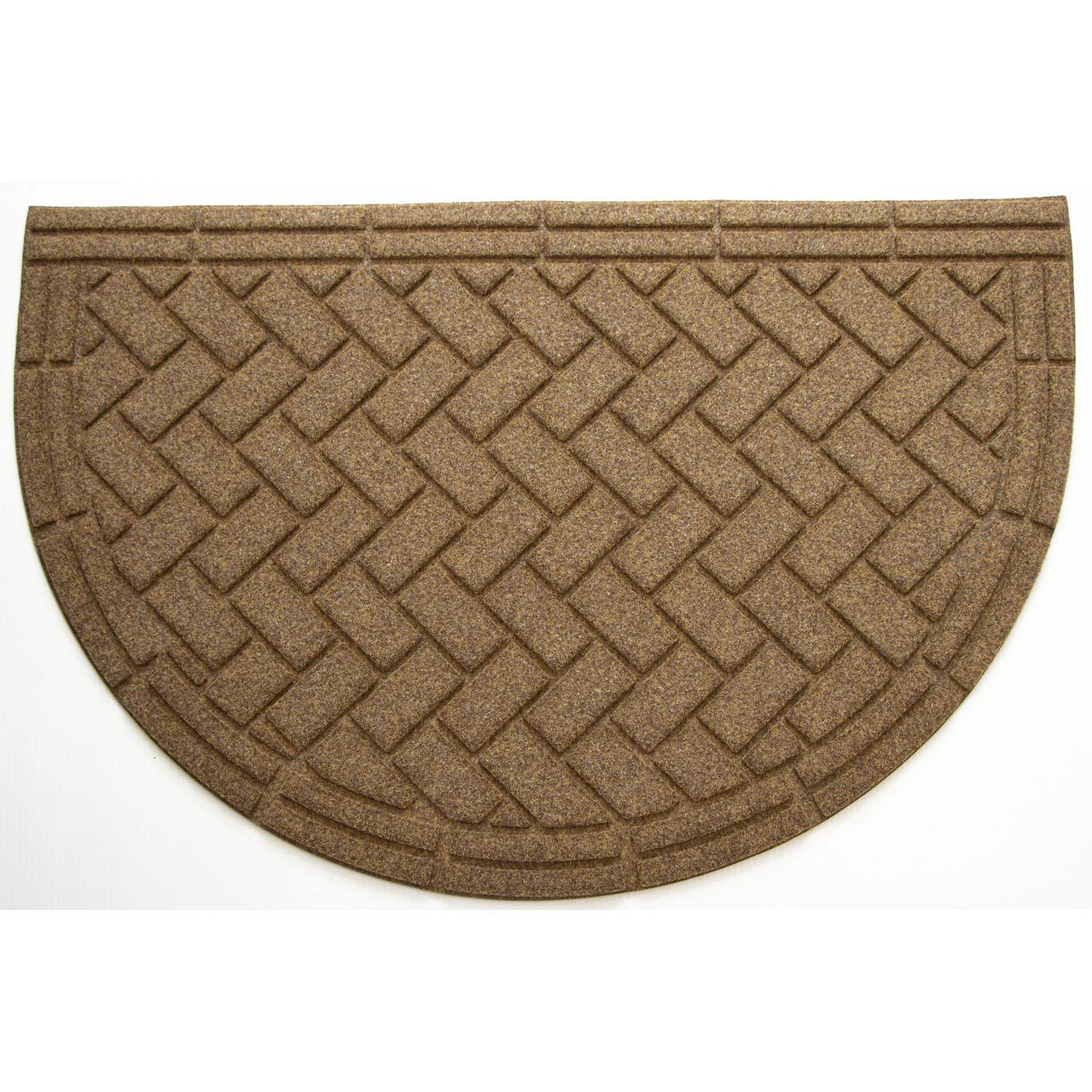 18" x 30" Peak Recycled Polyester Honey Gold Door Mat