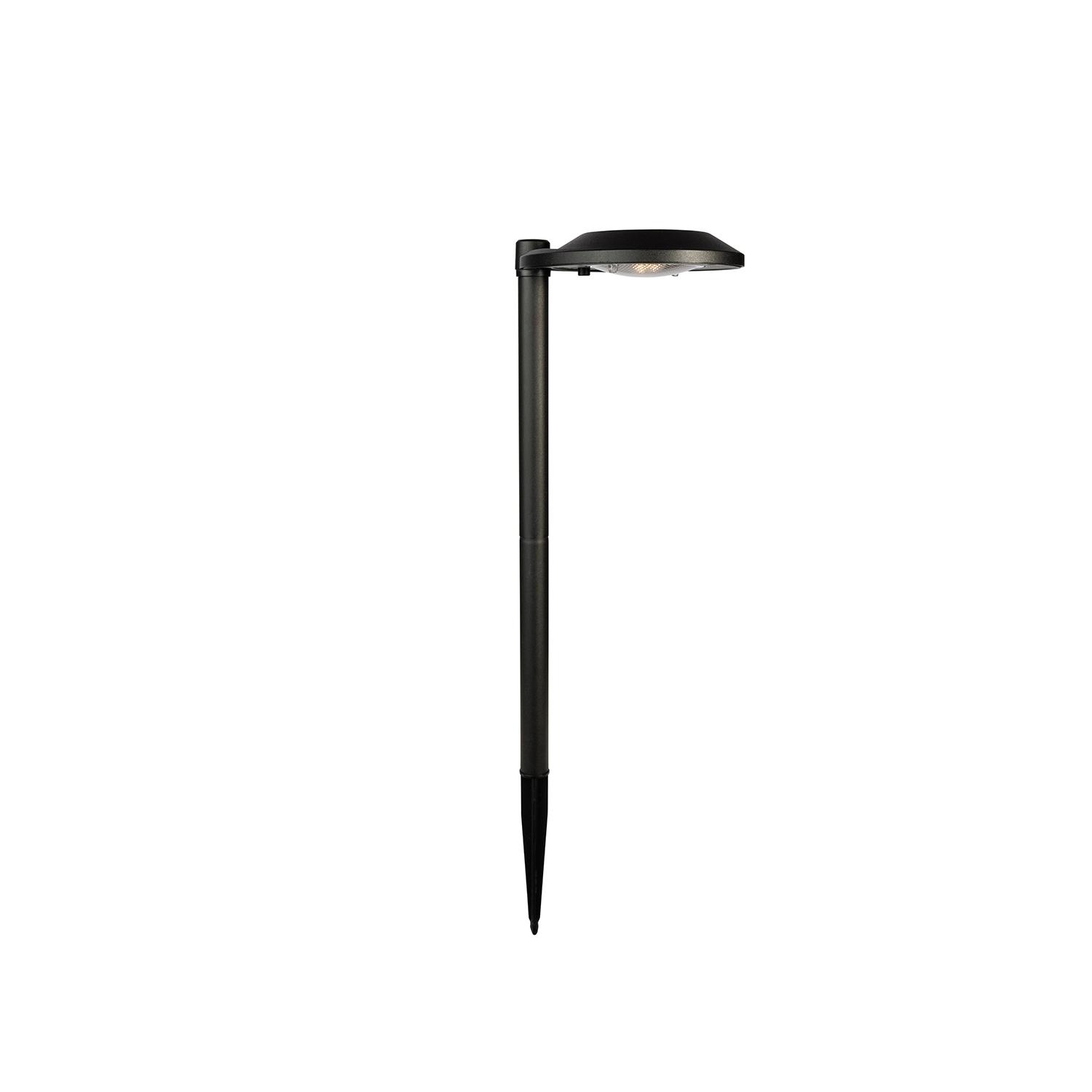 Solar Black Disc Pathway Light 2/Pack