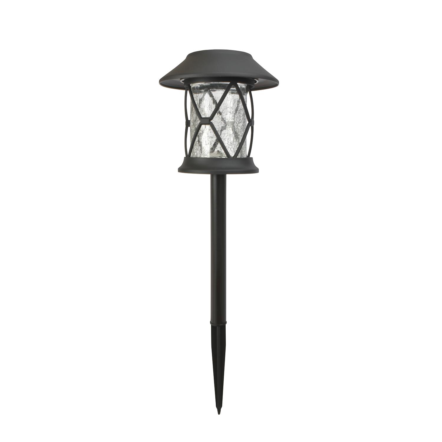Solar Glass Pathway Light 4/Pack