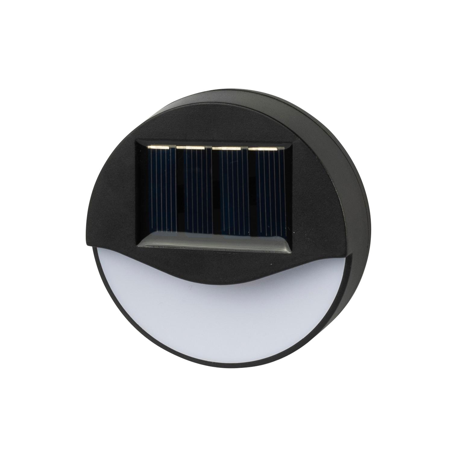 Solar Round Wedge Light with Frosted Lens 4/Pack