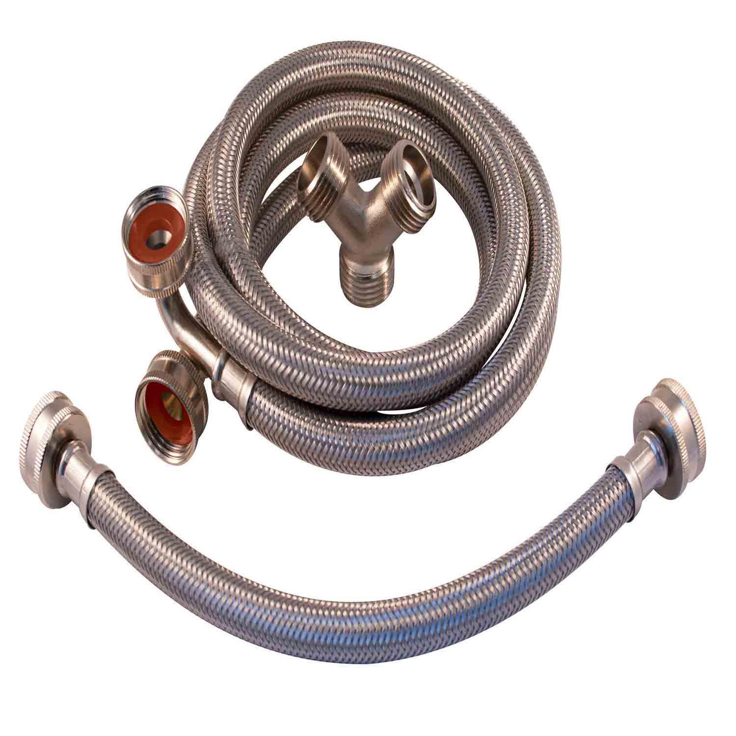 Steam Dryer Install Kit Stainless Steel Flex Connector 72"