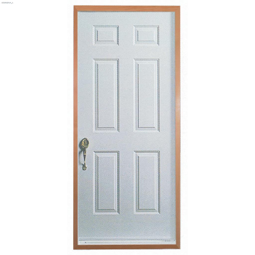 32"x80" 6-Panel Natural Inswing Door 4-5/8"-PVC Sill