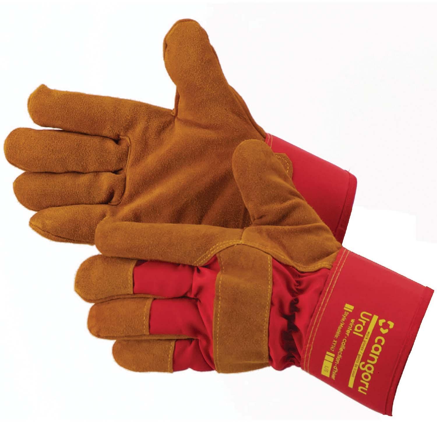 Ural Winter Cowhide Leather Gloves
