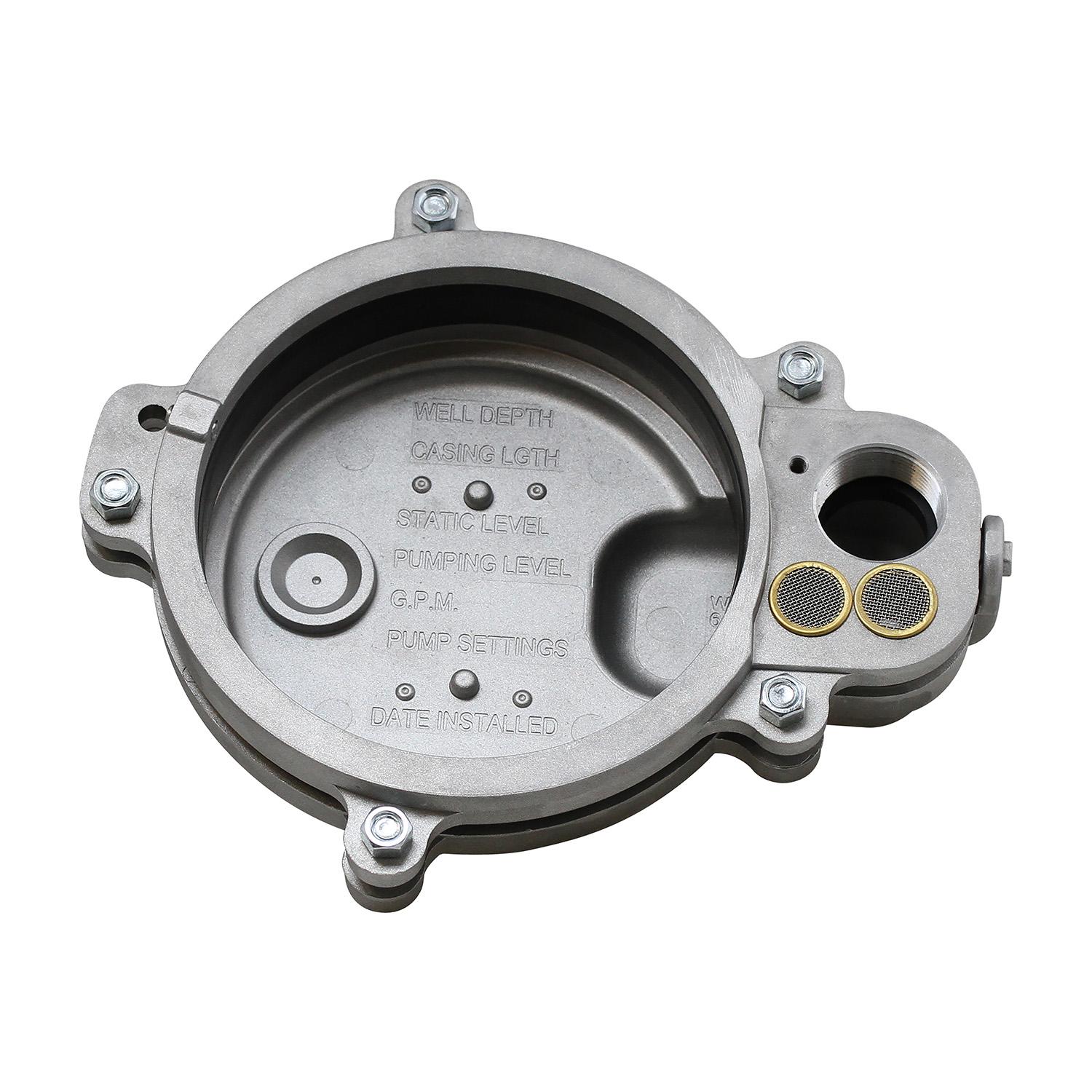 6" Watertight-Locking Aluminum Well Cap