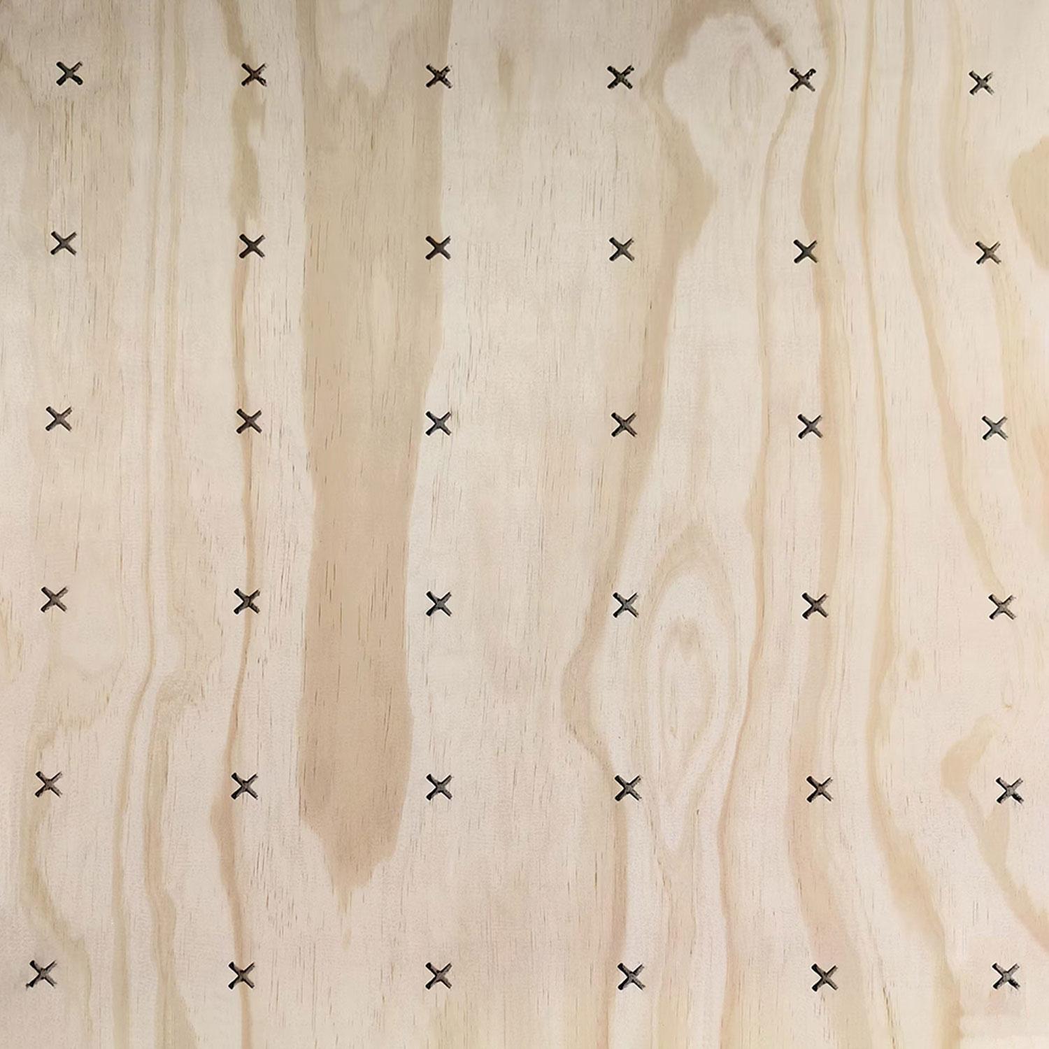 5.5x1220x1220mm Underlay Plywood Good 2-Sides with Nail Grid