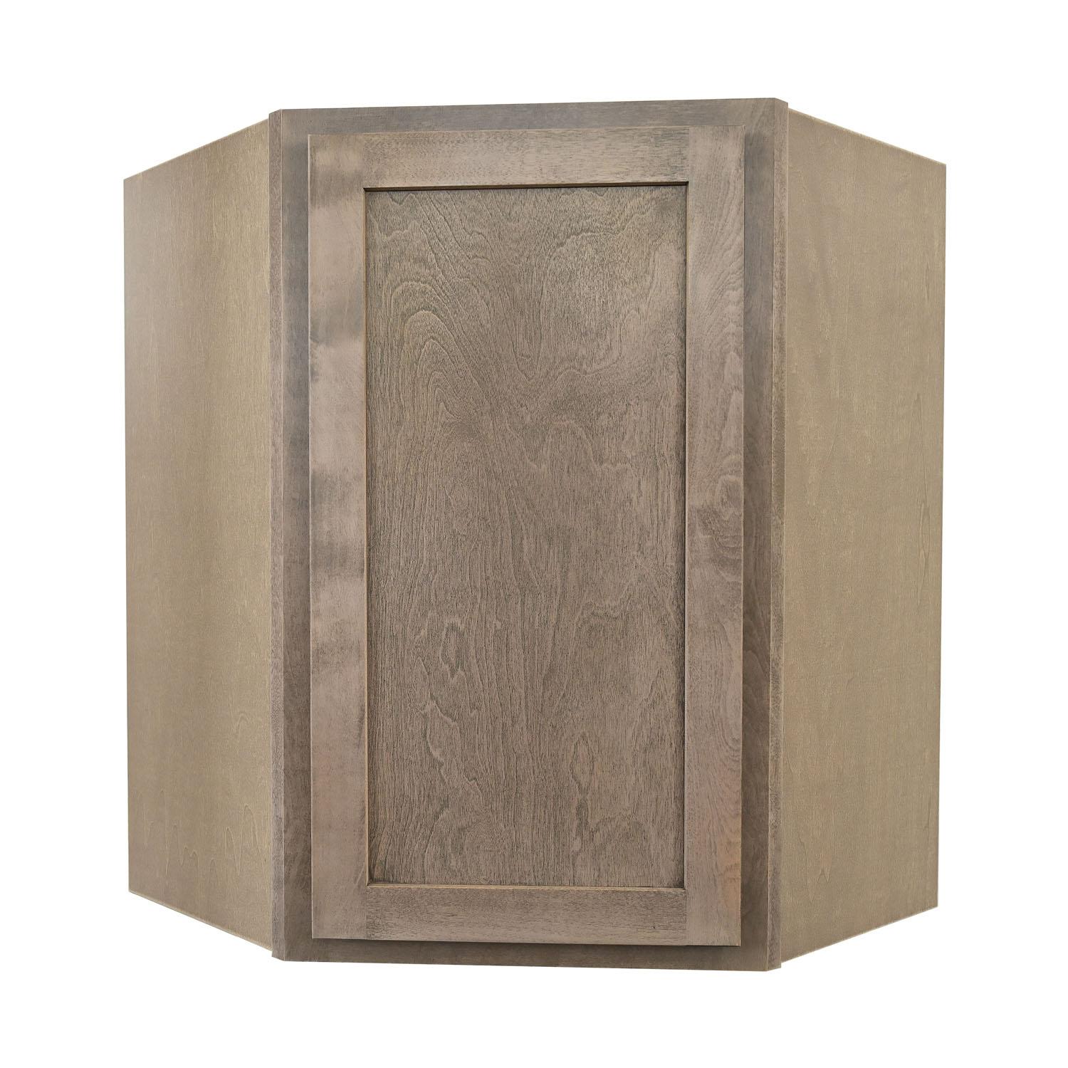 24" Diagonal Wall Cabinet Maple