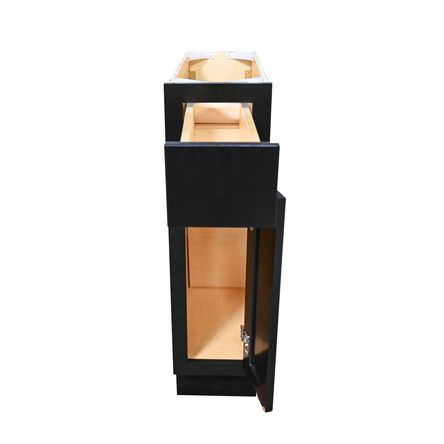 9" x 35'' Base Cabinet Black