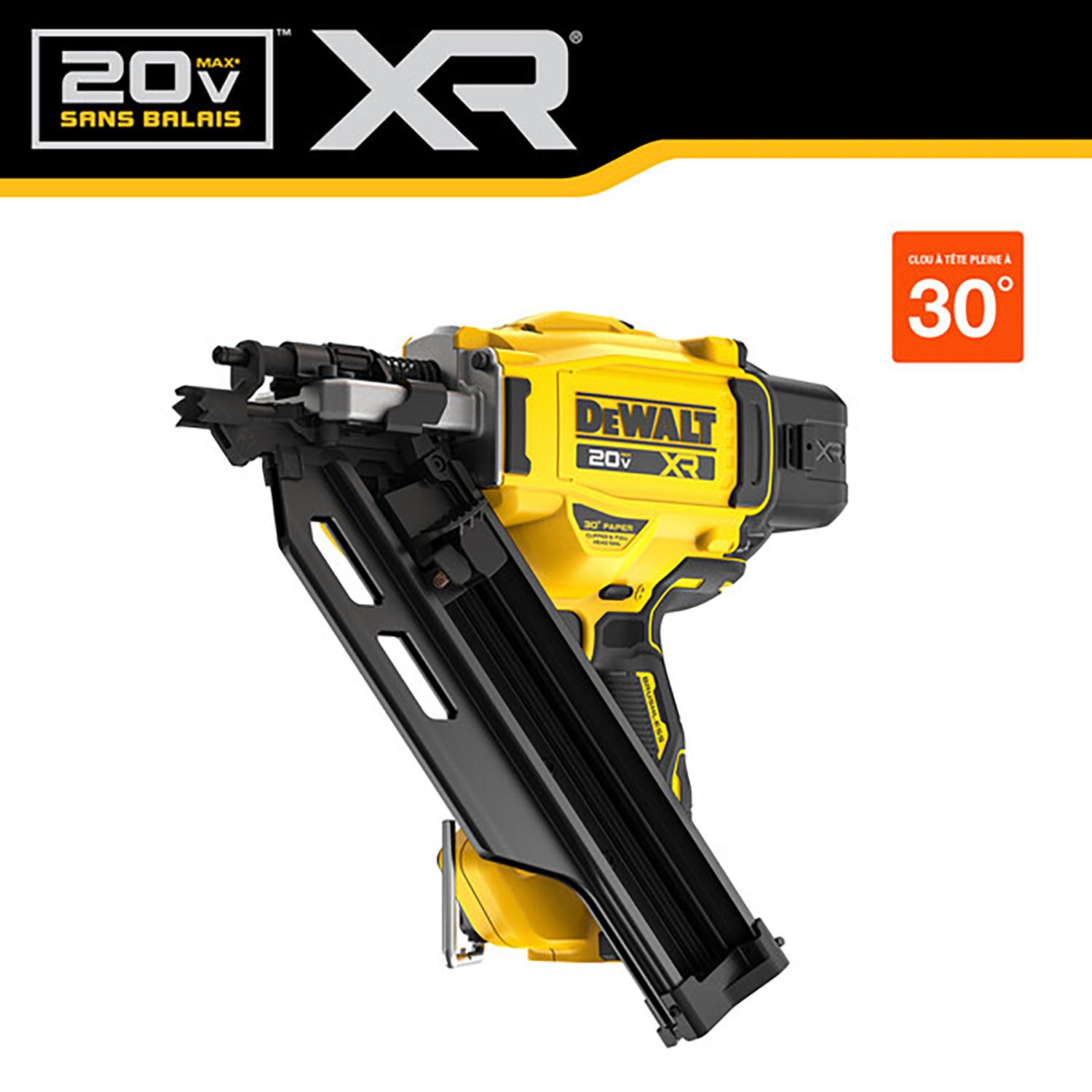 20V MAX XR 30 Degree Framing Nailer (Tool Only)