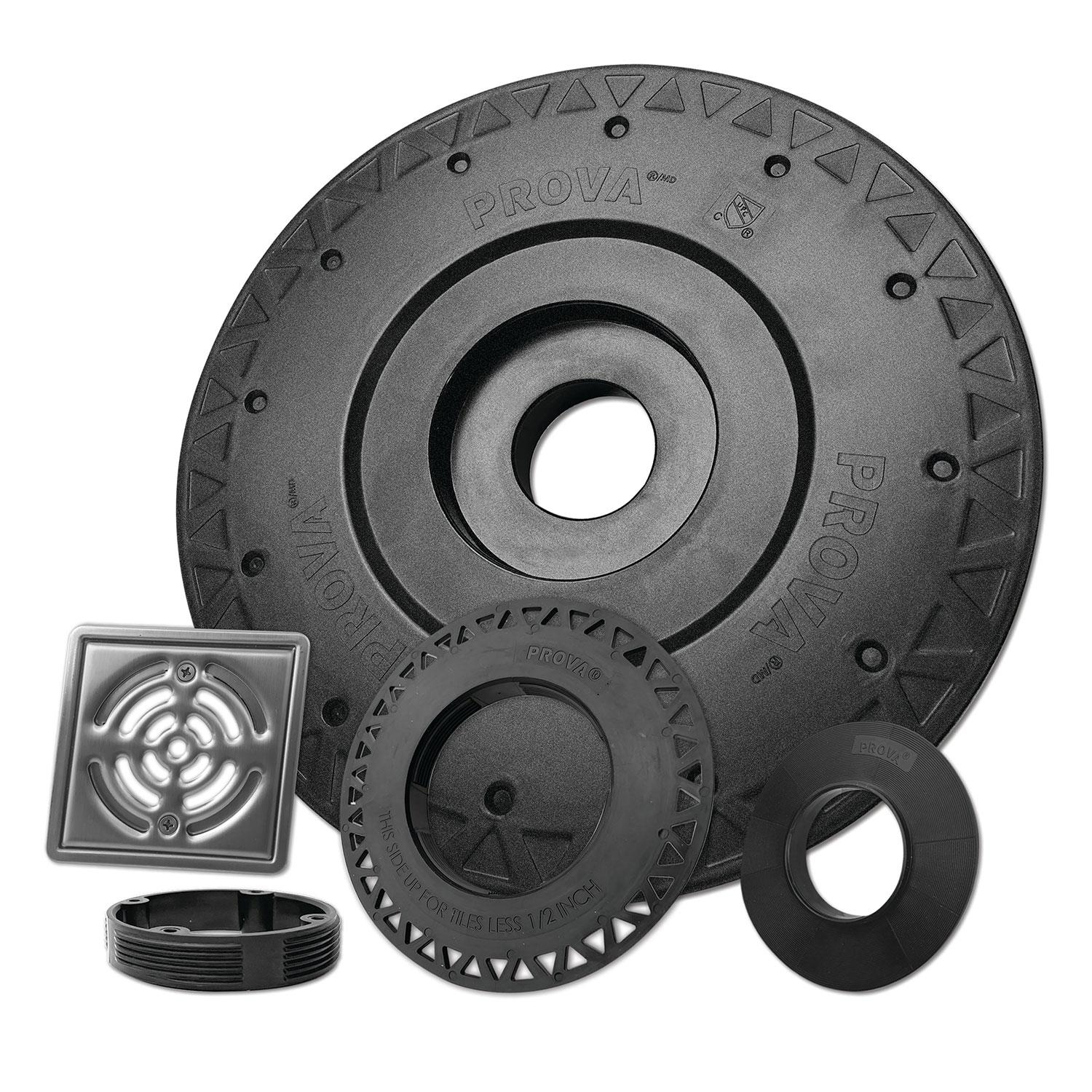 Drain Plus Shower Component-Stainless Steel (ABS)