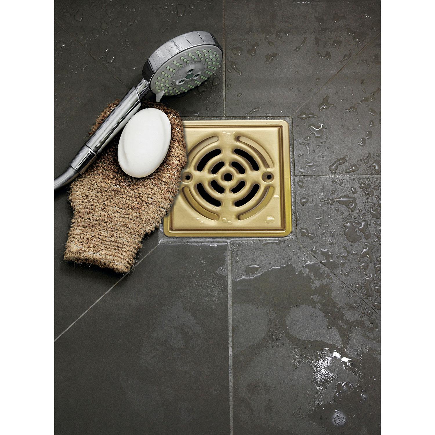 Drain Accessory Grate-Brass