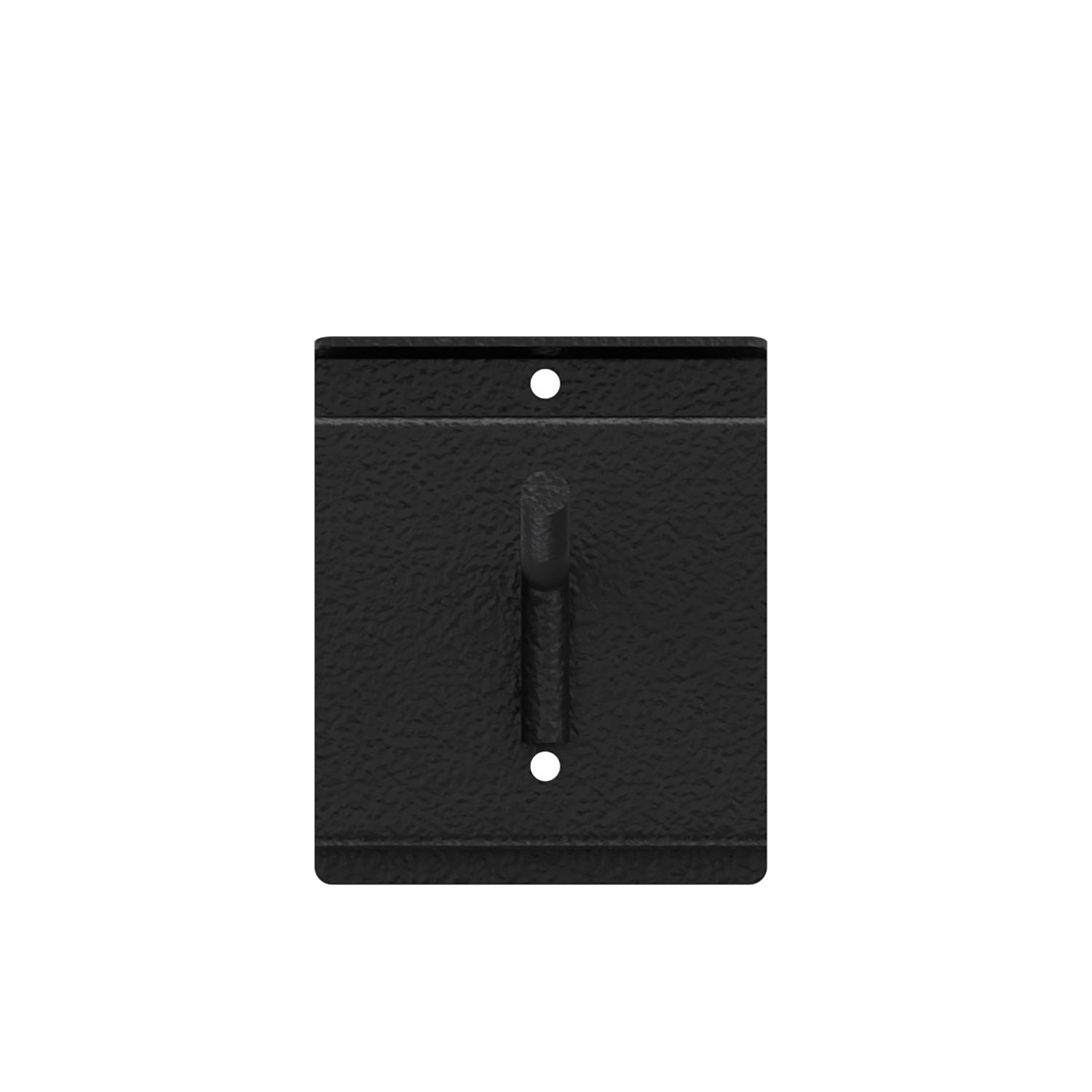 Black 6" Simple Hook