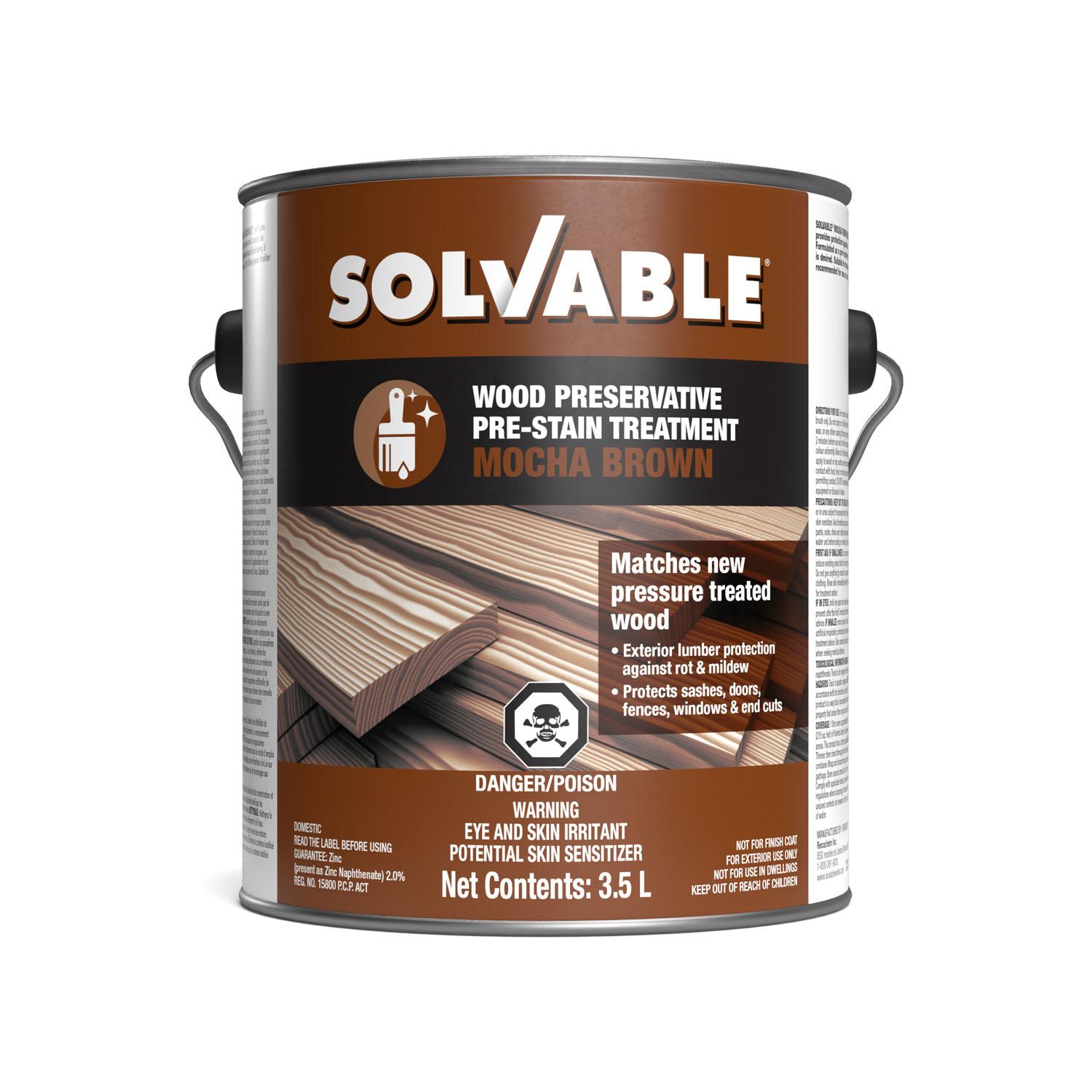 Wood Preservative, Mocha Brown 3.5L