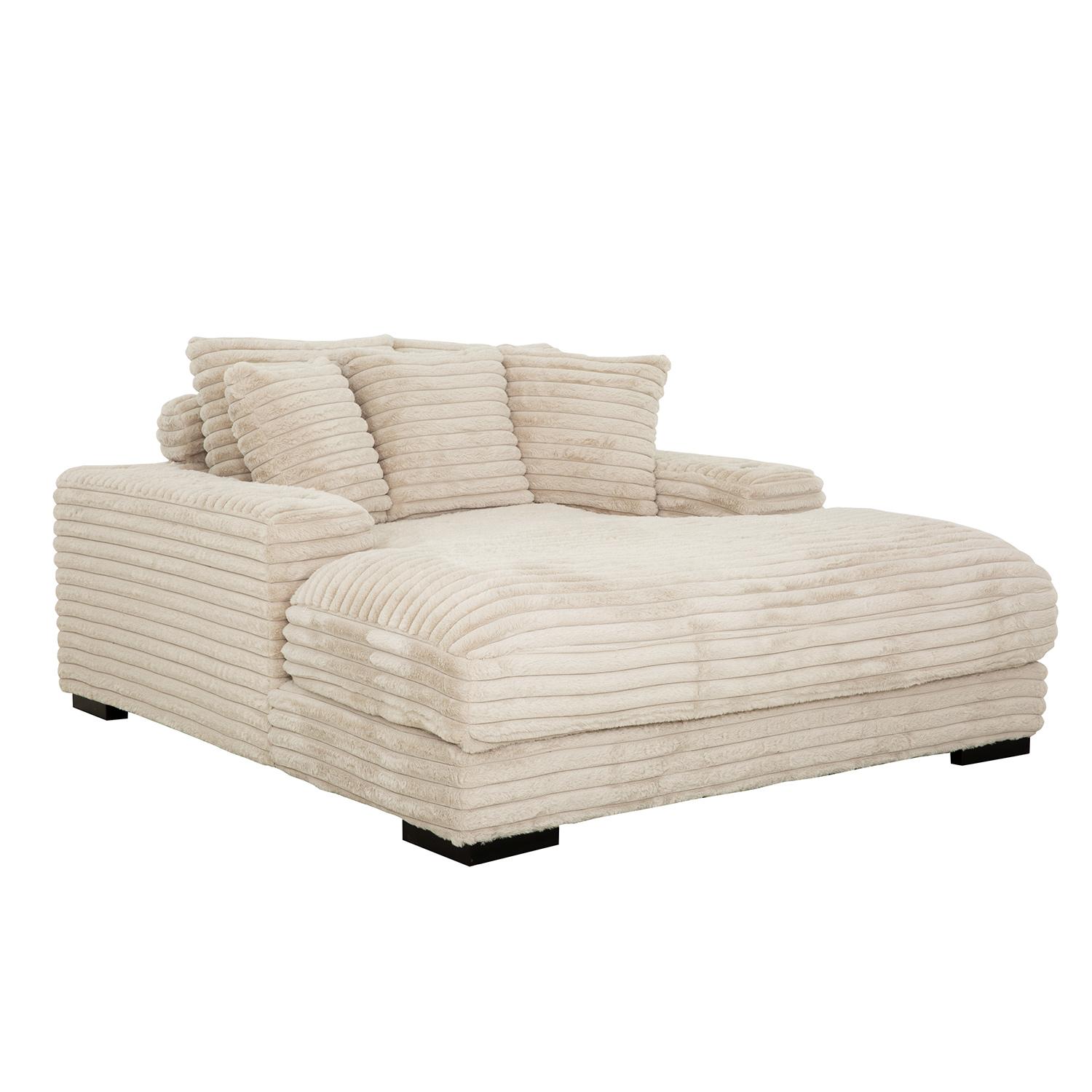 Cuddler Chaise with Cupholder & USB-Mink