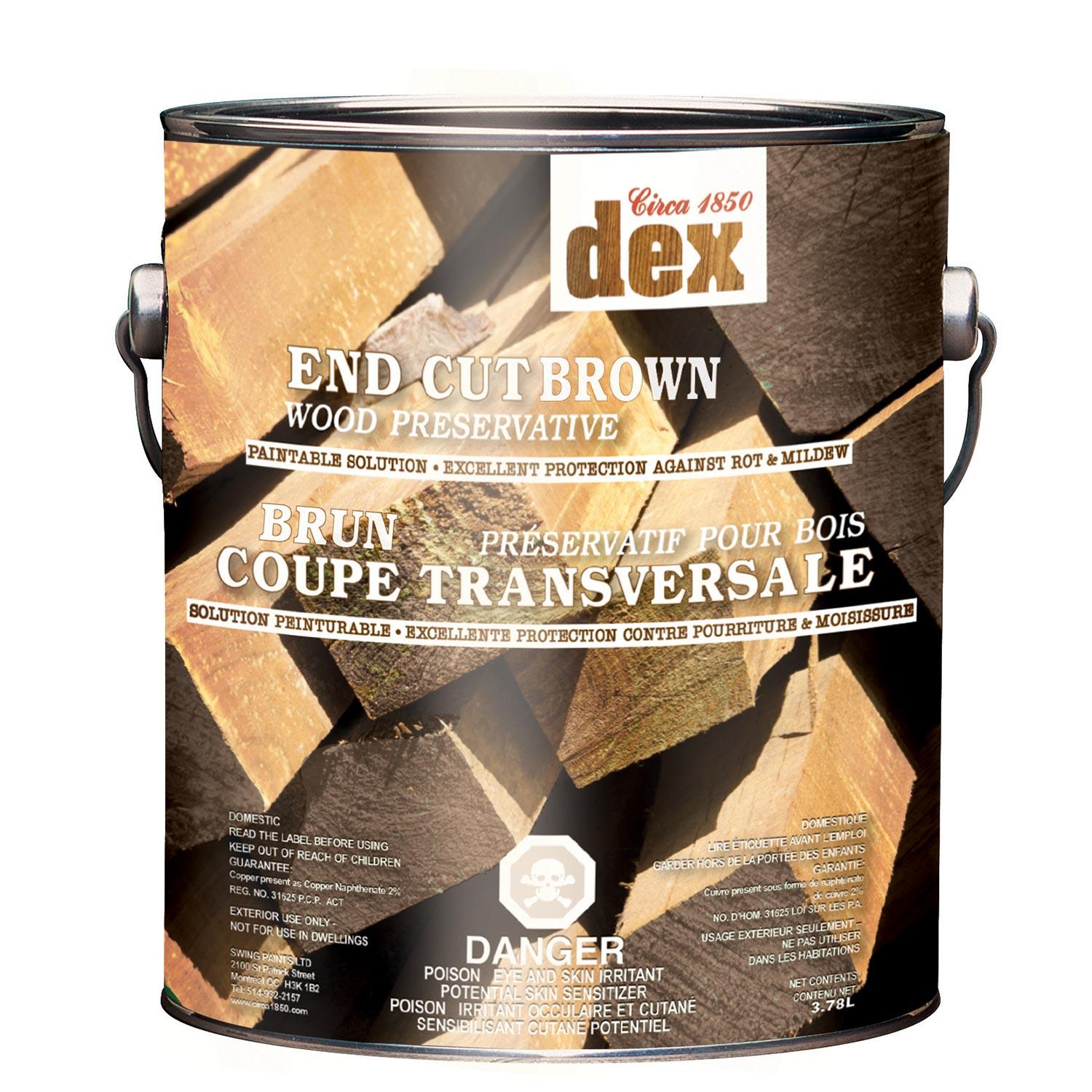 DEX End Cut Wood Preservative Brown 3.78L