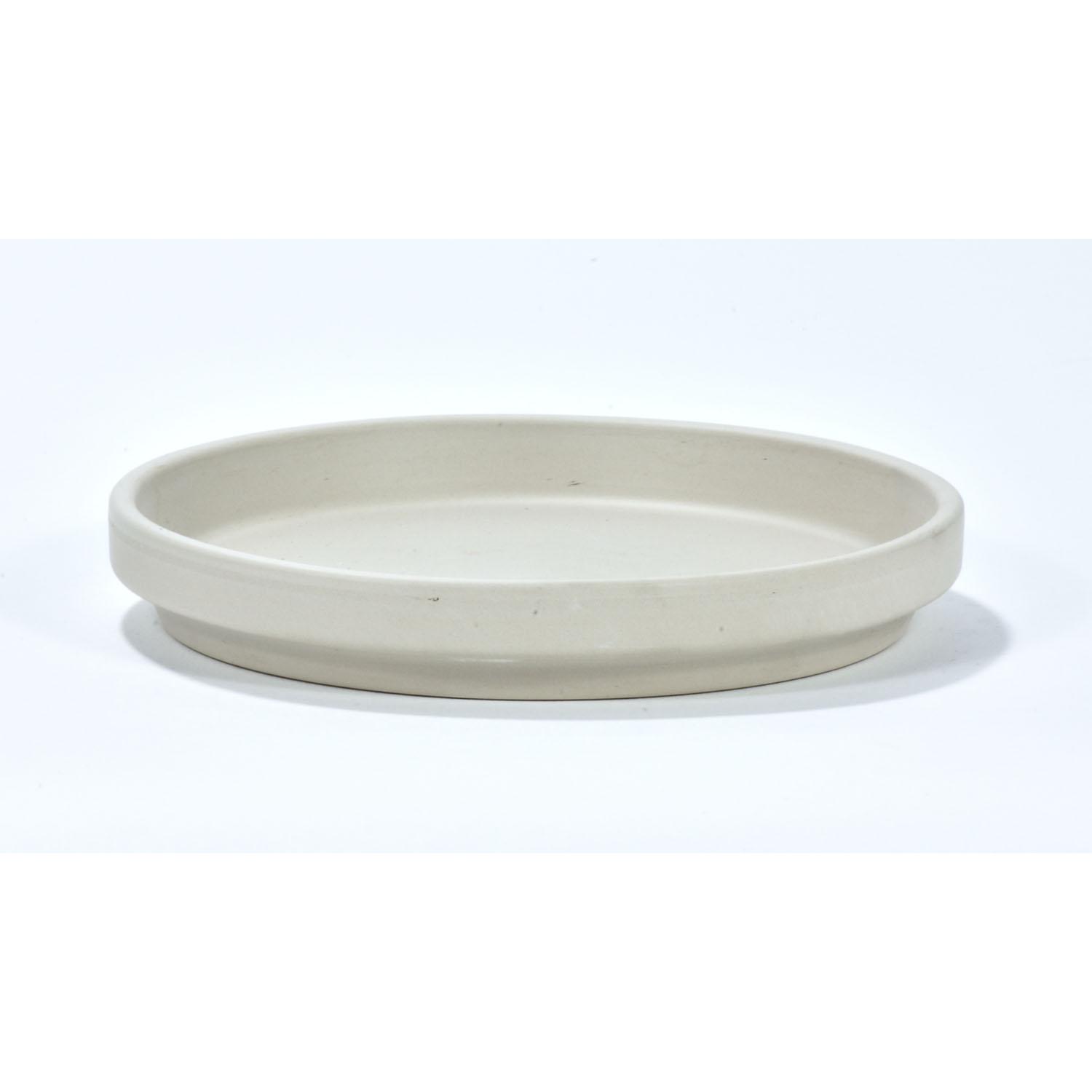 Terra Cotta White Granite Saucer 6.3"