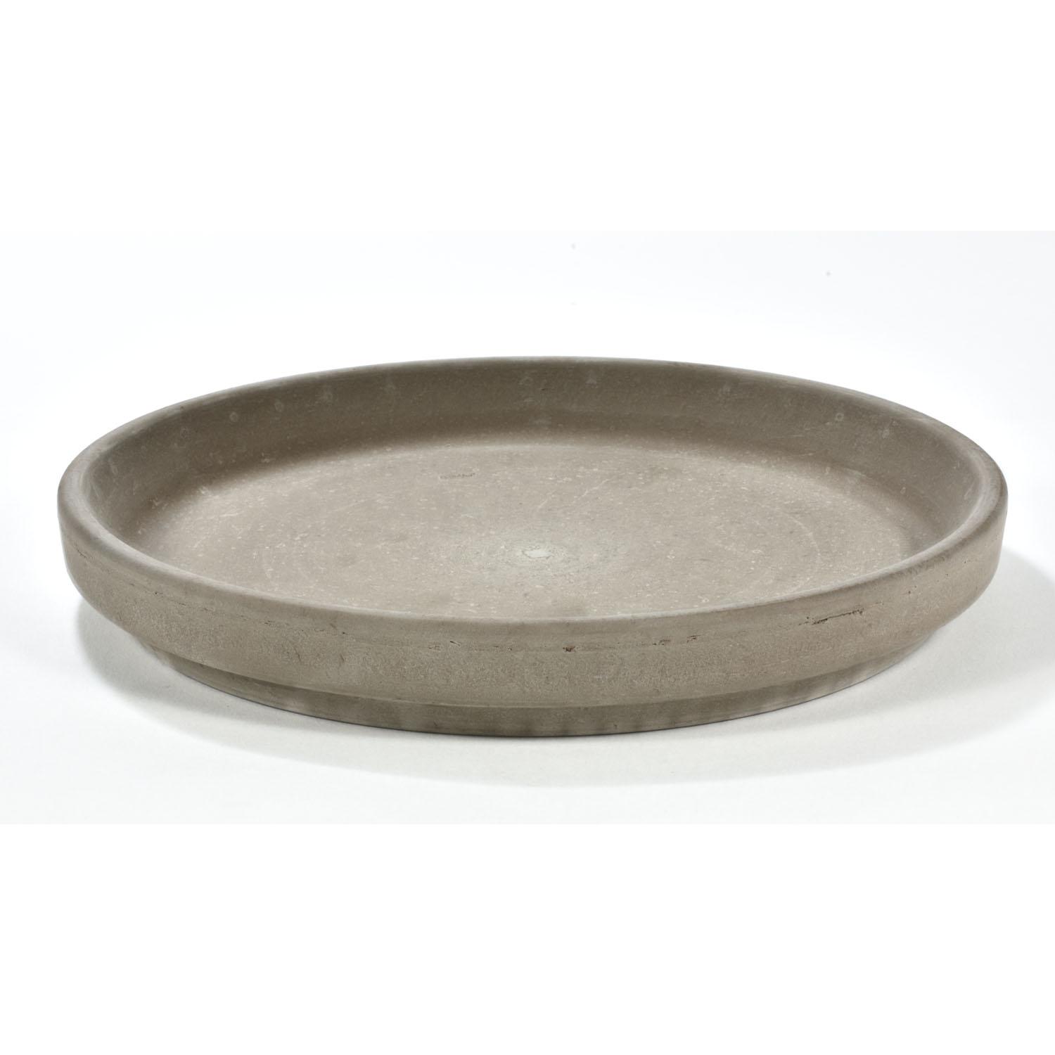 Terra Cotta Basalt Saucer 3.4"