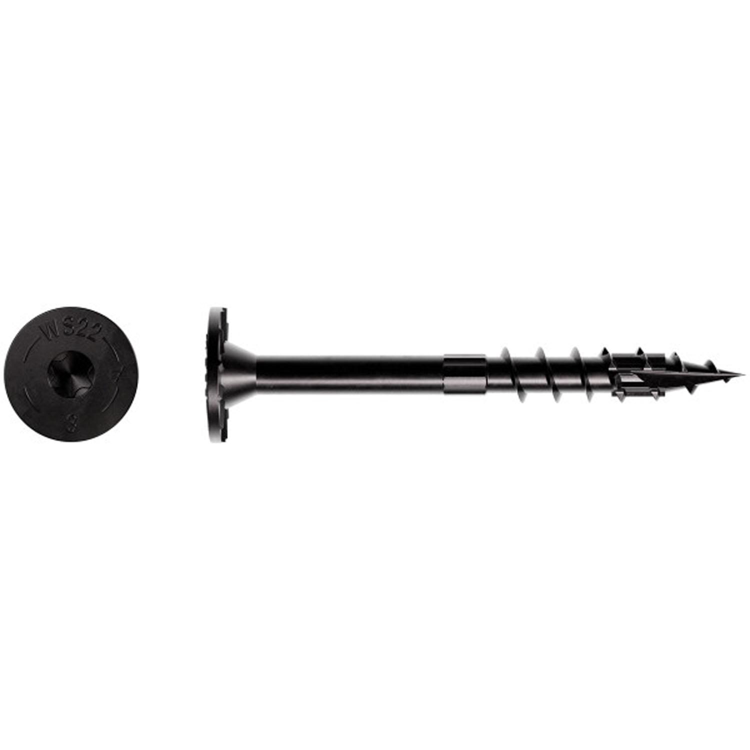 3" T-40 Black Double Barrier Screws-250/Pack