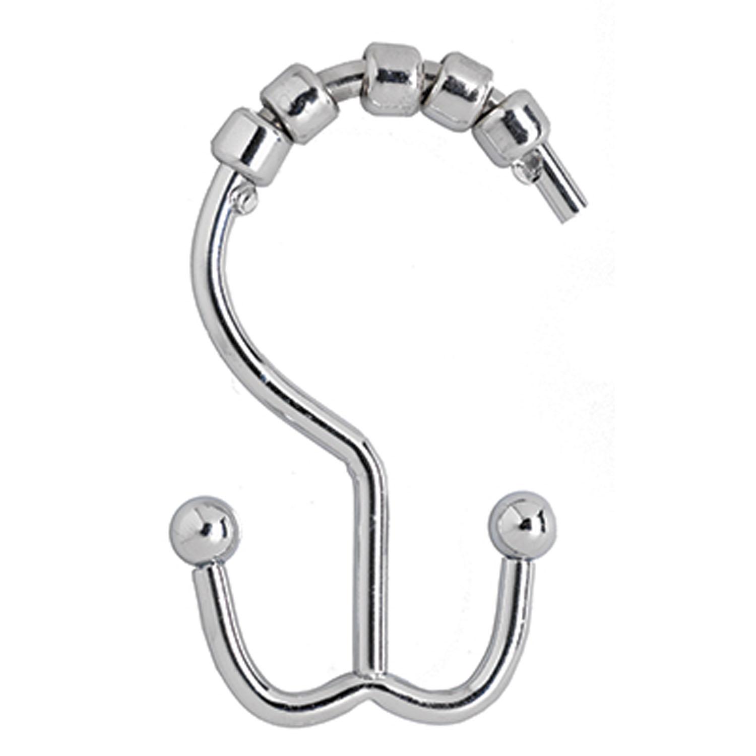 Double Shower Hooks I'm Hooked Satin Silver