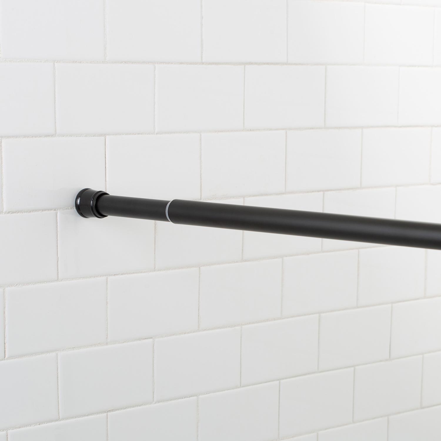 41"-73" Tension Rod-Black