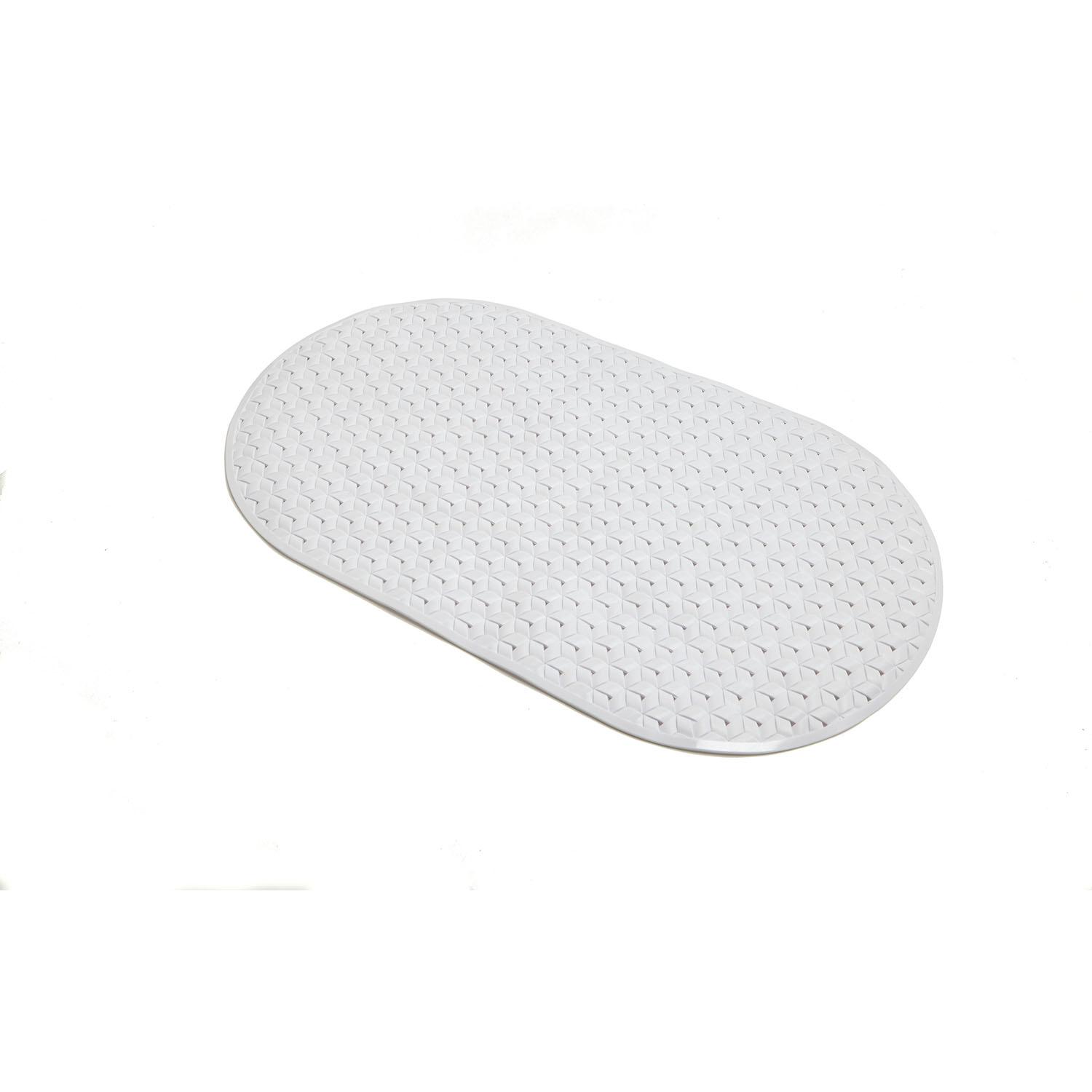 27"x15" Star Weave PVC Oval Tub Mat