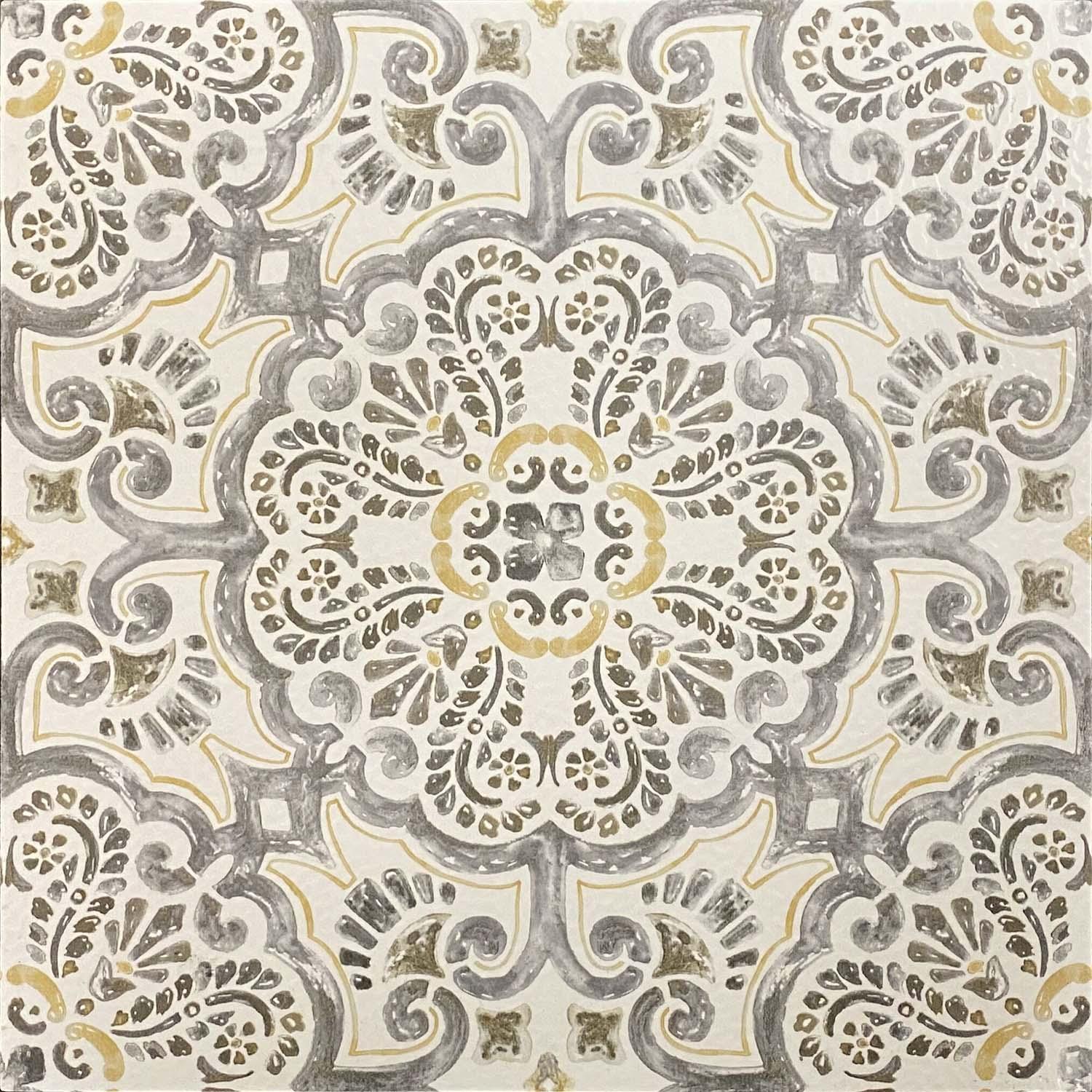 12" x 12" Ravelry Peel and Stick Floor Tile 30 PC/30 SF/Bx