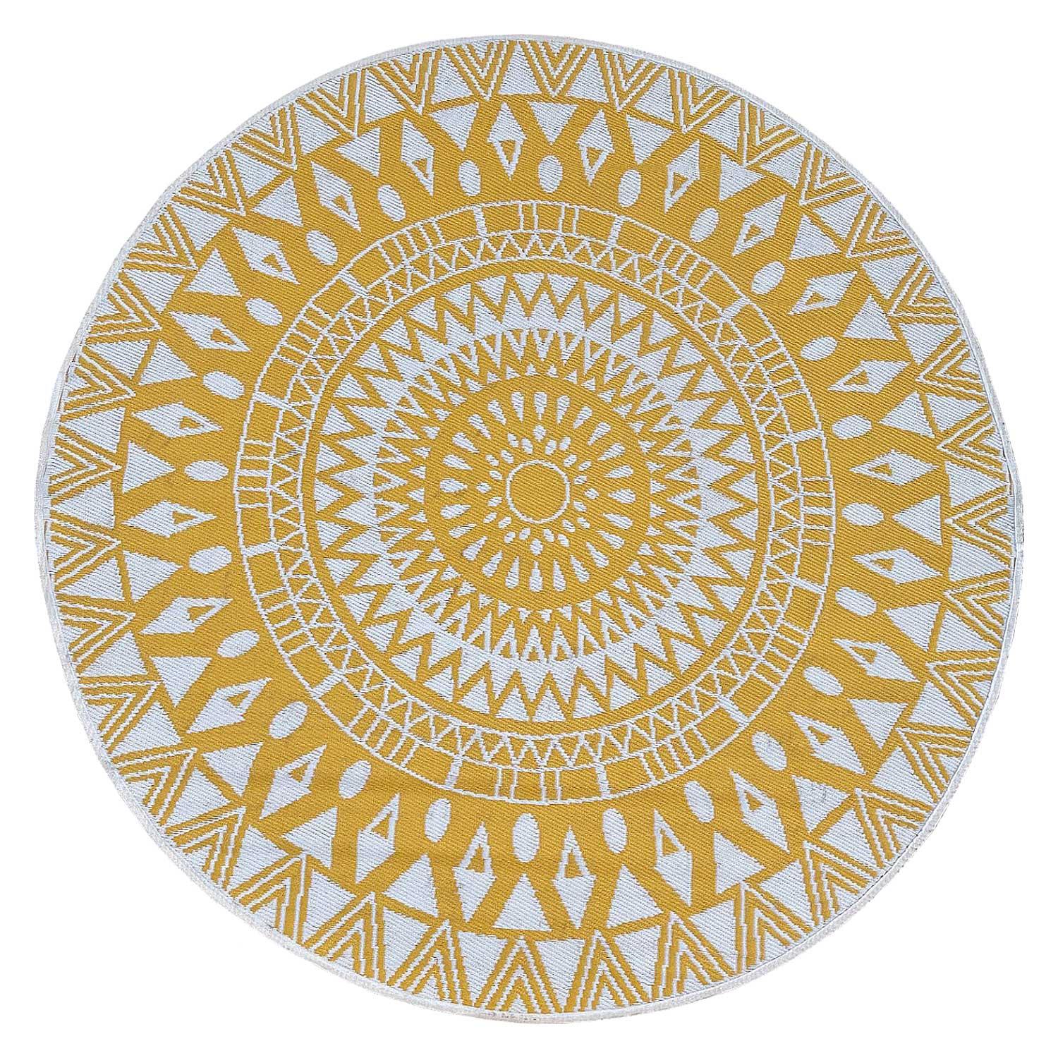 Assorted 8' Round Patio Rugs B