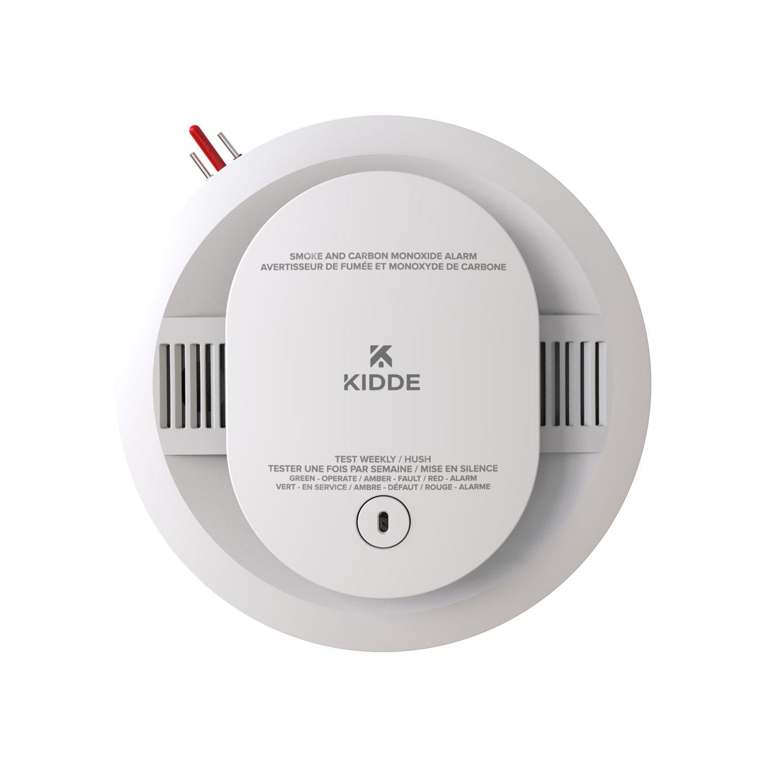 120V Hardwire Smoke Alarm AA Battery Backup-2/Pack