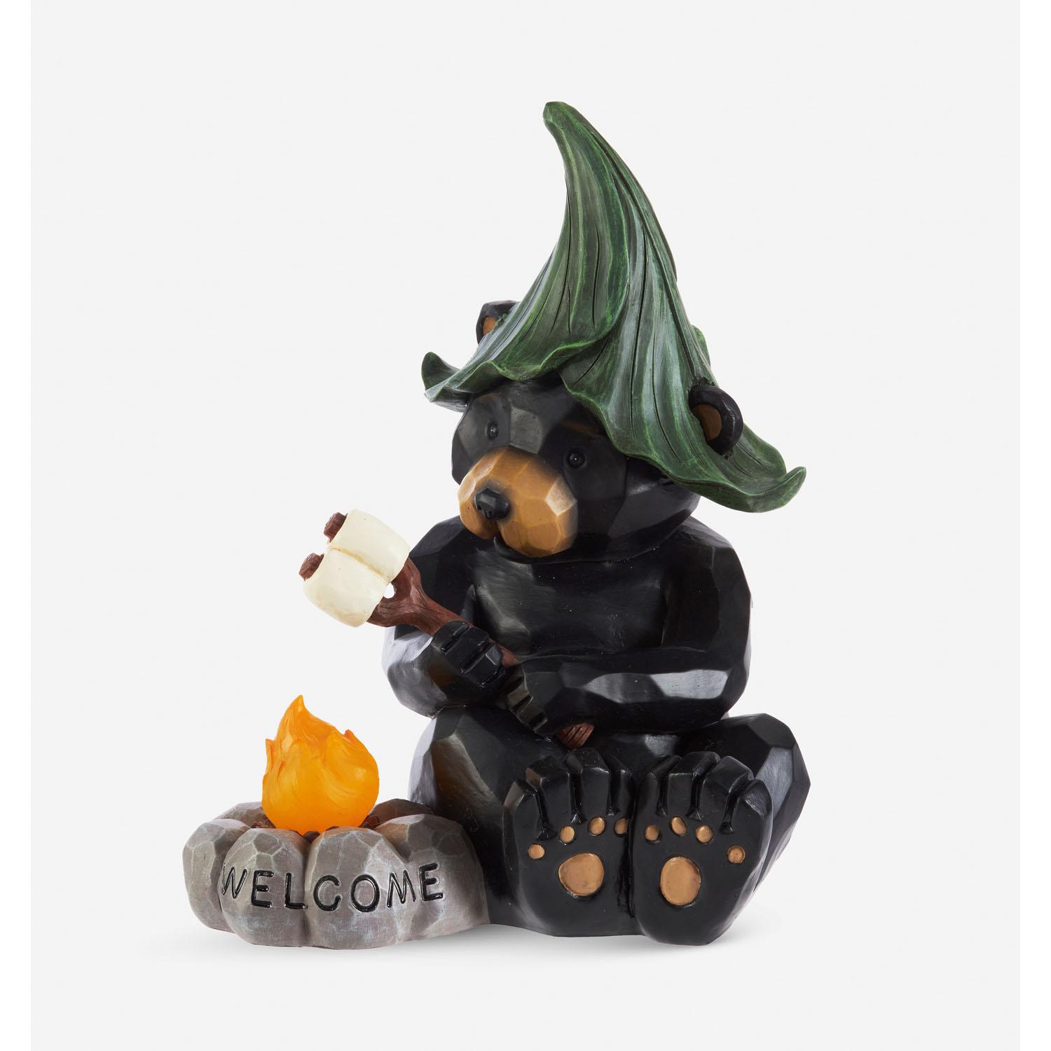 Camping Bear with Solar Fire