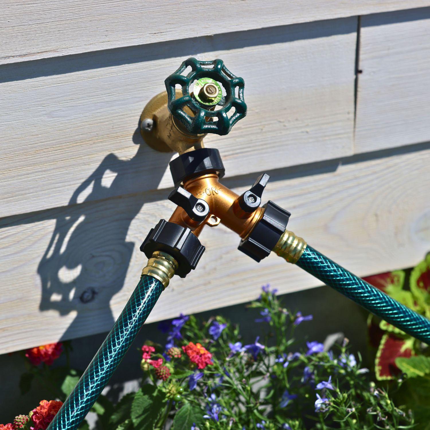 Brass 2-Way Hose Valve